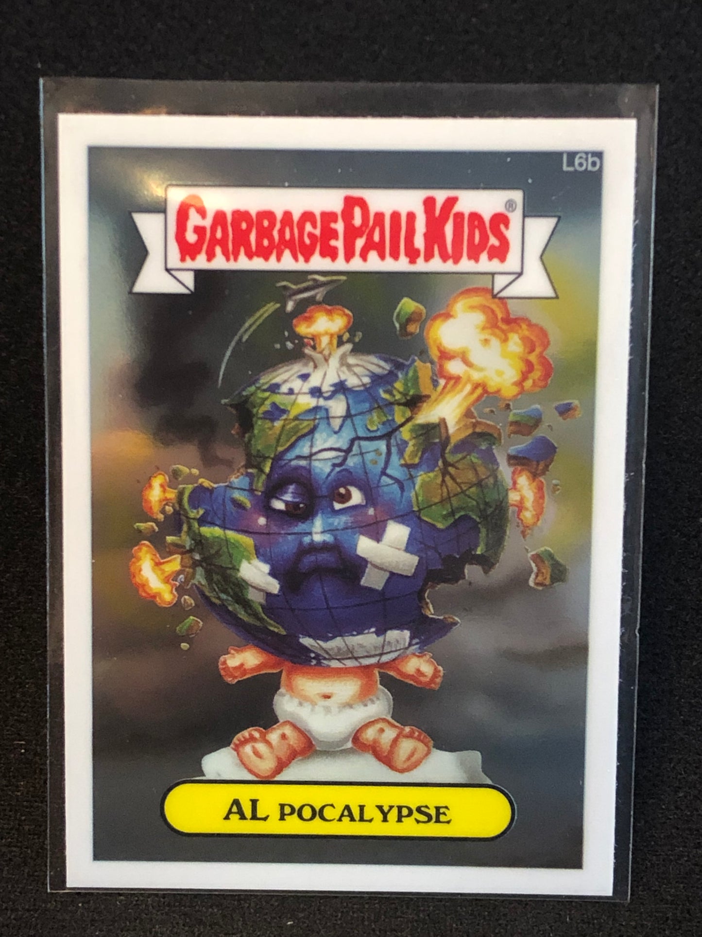 Garbage Pail Kids Chrome Series 1 L6b Al Pocalypse 6 Card RAINBOW