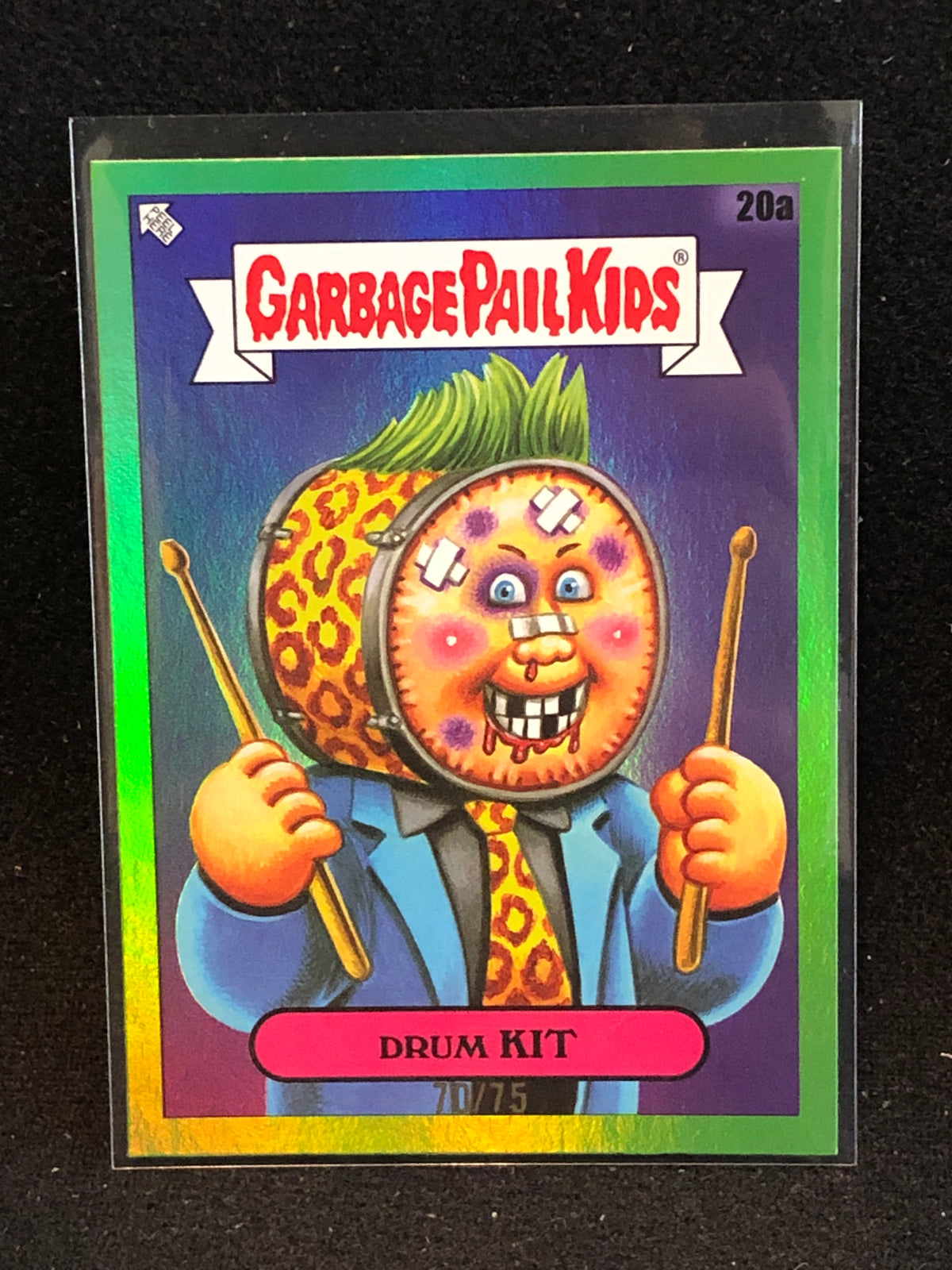 Garbage Pail Kids x Battle Of The Bands Green Day Green Foil Cards /75