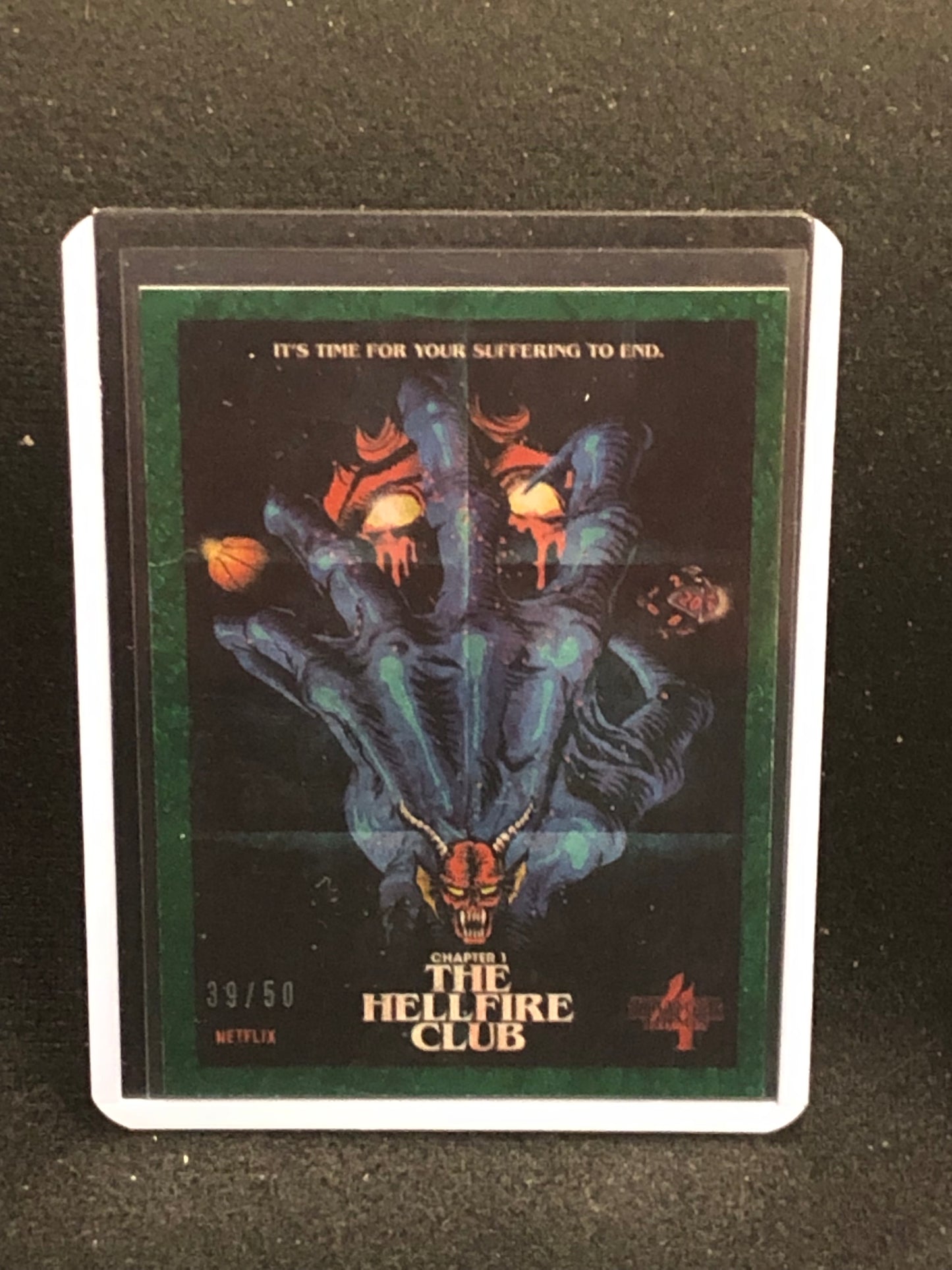 2022 Stranger Things Season 4 Butcher Billy Artist Series Green Rainbow Singles