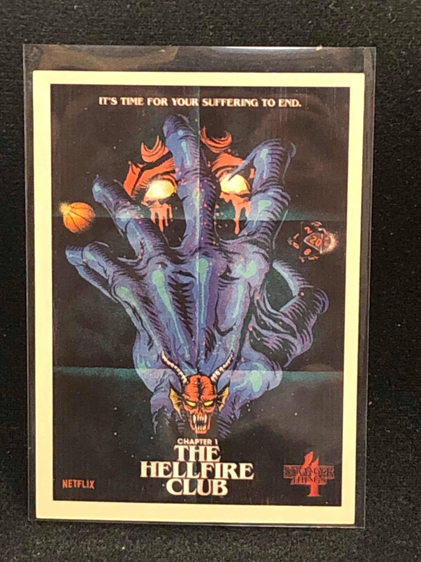 2022 Stranger Things Season 4 Butcher Billy Artist Series Base, Butcher Billy Art & Lenticular Insert Singles