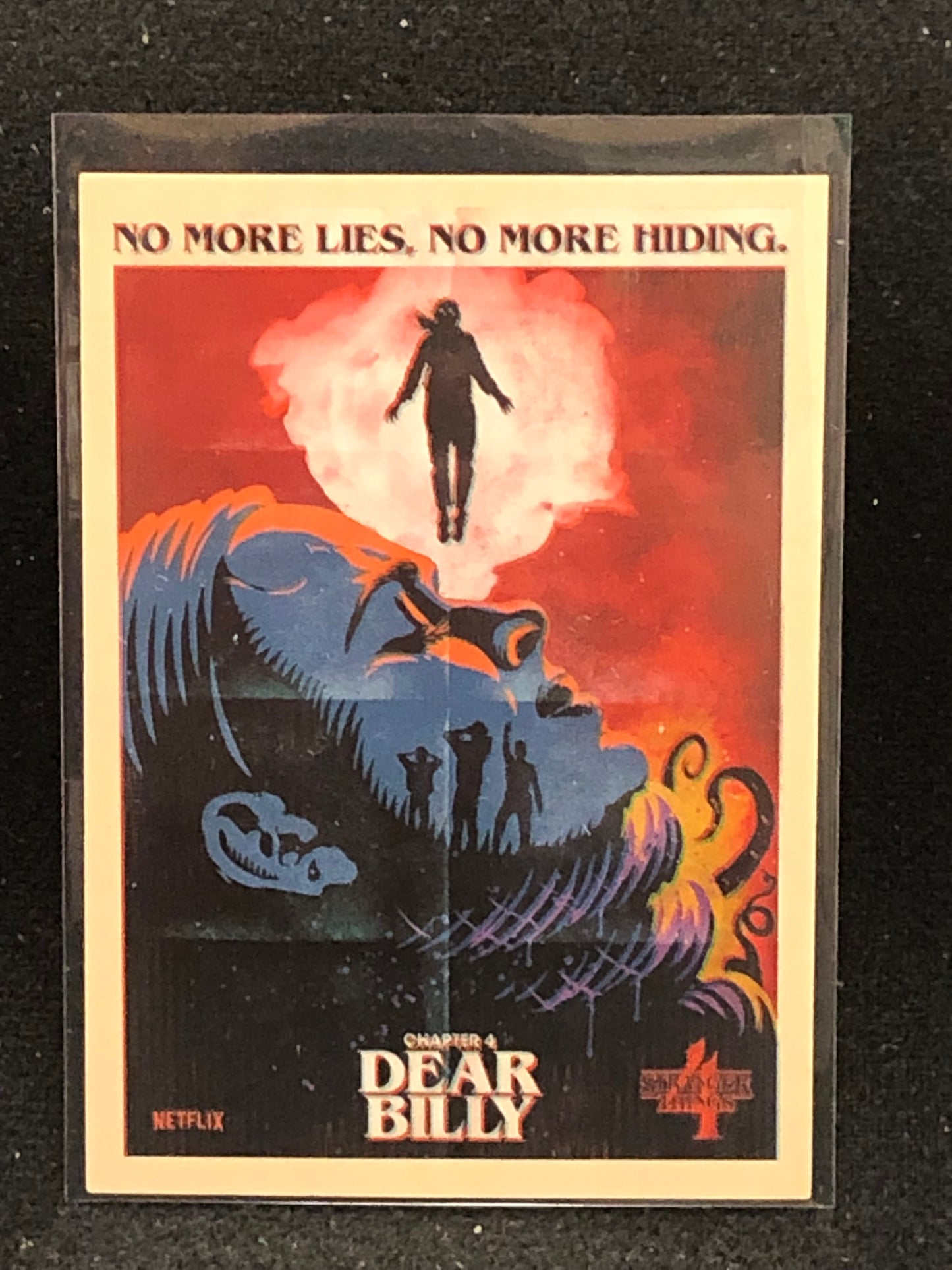 2022 Stranger Things Season 4 Butcher Billy Artist Series Base, Butcher Billy Art & Lenticular Insert Singles