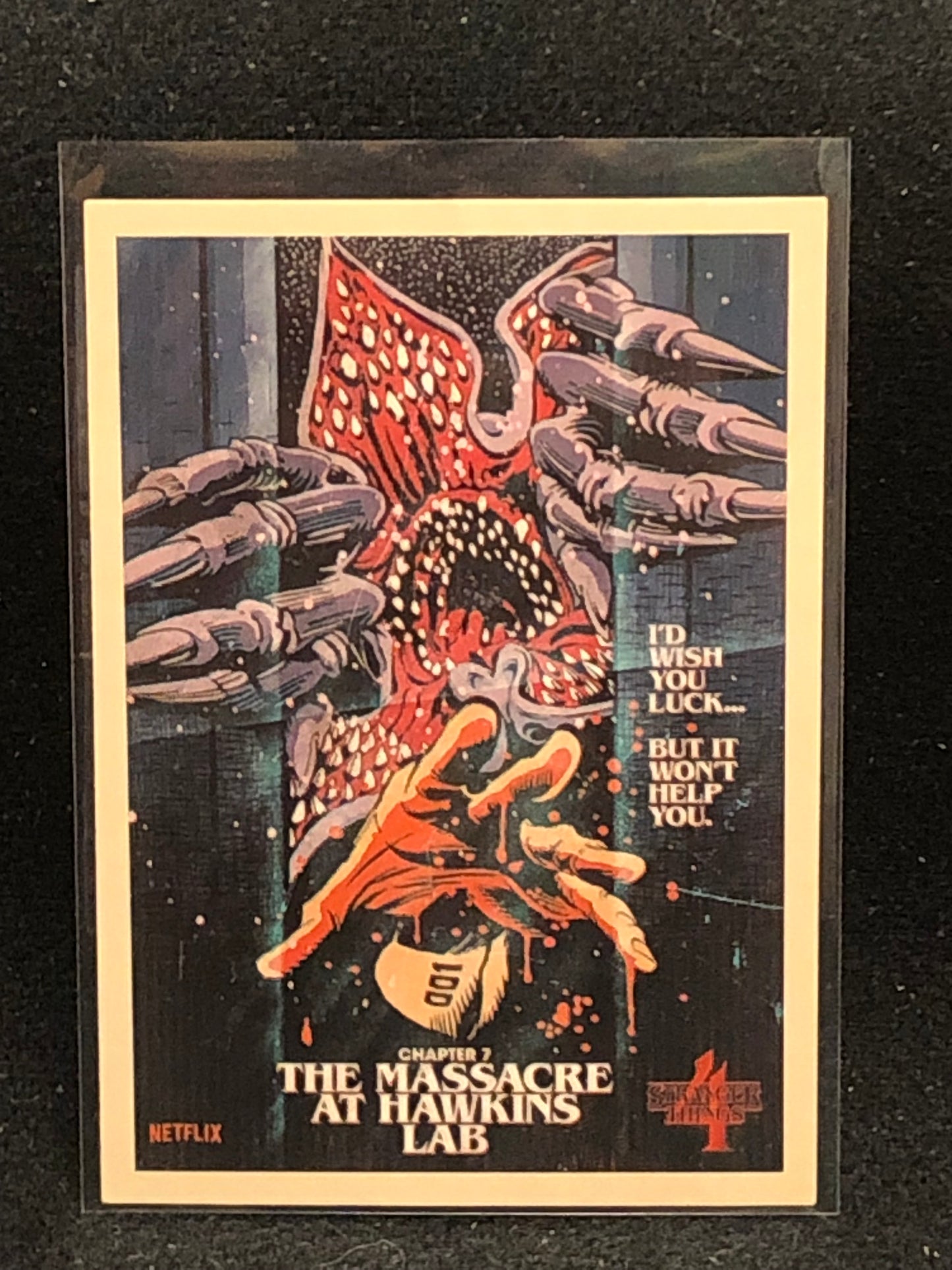 2022 Stranger Things Season 4 Butcher Billy Artist Series Base, Butcher Billy Art & Lenticular Insert Singles