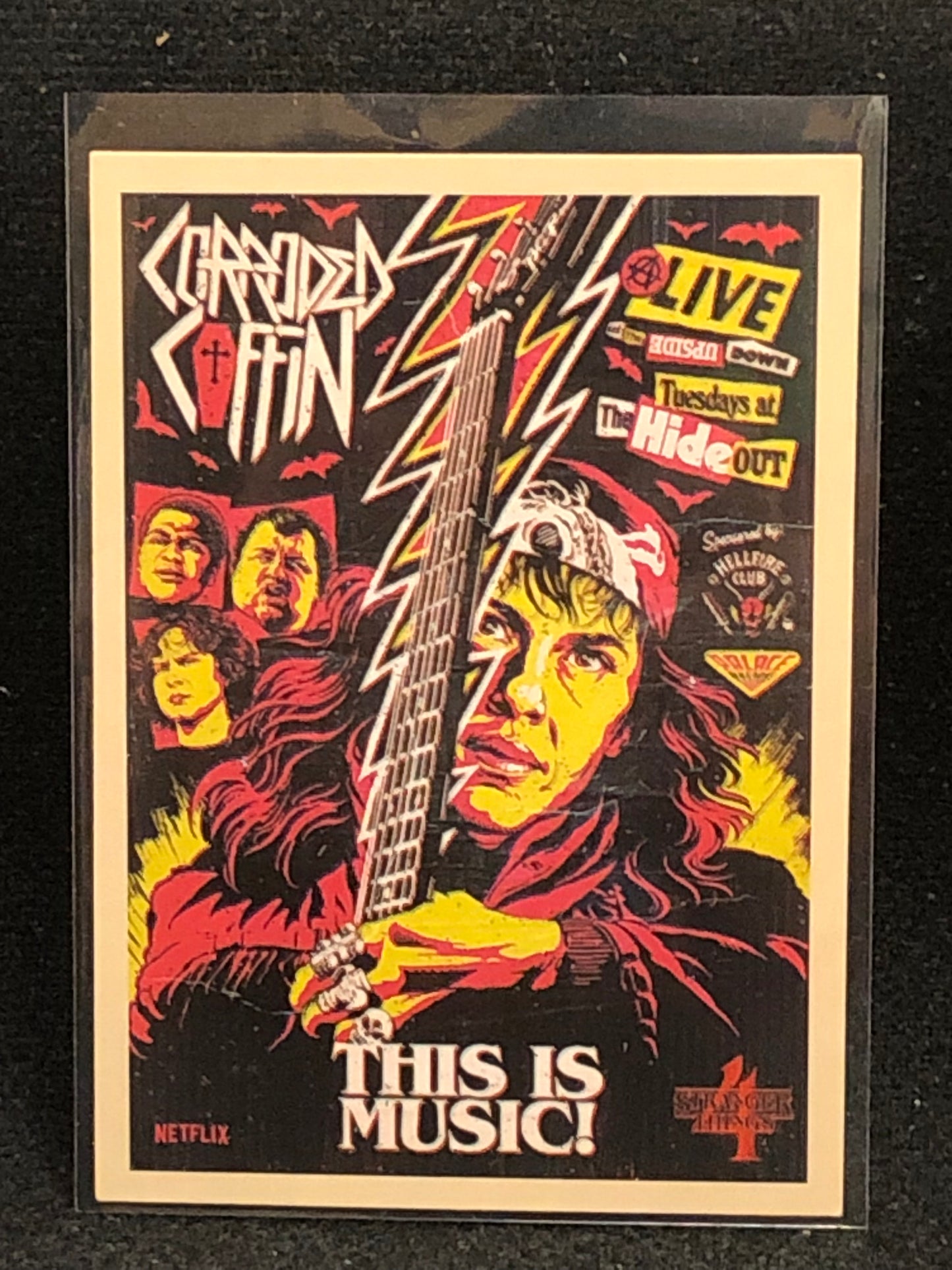 2022 Stranger Things Season 4 Butcher Billy Artist Series Base, Butcher Billy Art & Lenticular Insert Singles