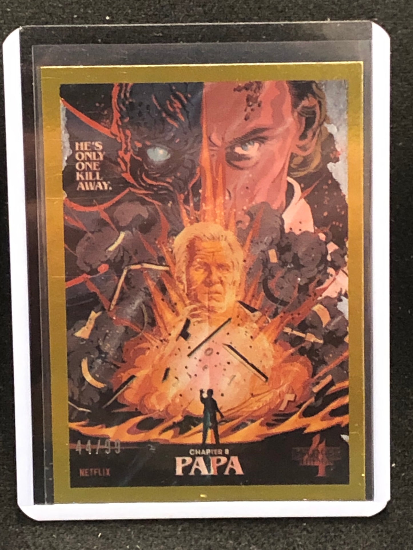2022 Stranger Things Season 4 Butcher Billy Artist Series Gold Border Parallel Singles