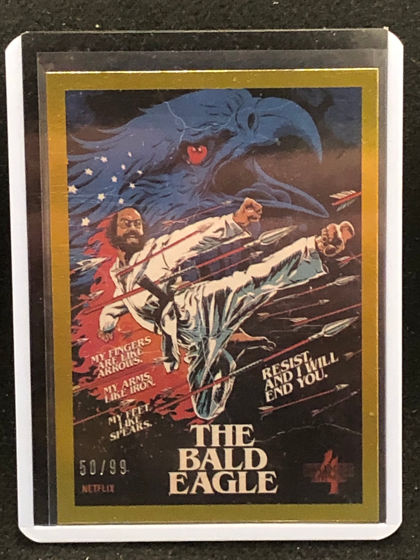 2022 Stranger Things Season 4 Butcher Billy Artist Series Gold Border Parallel Singles