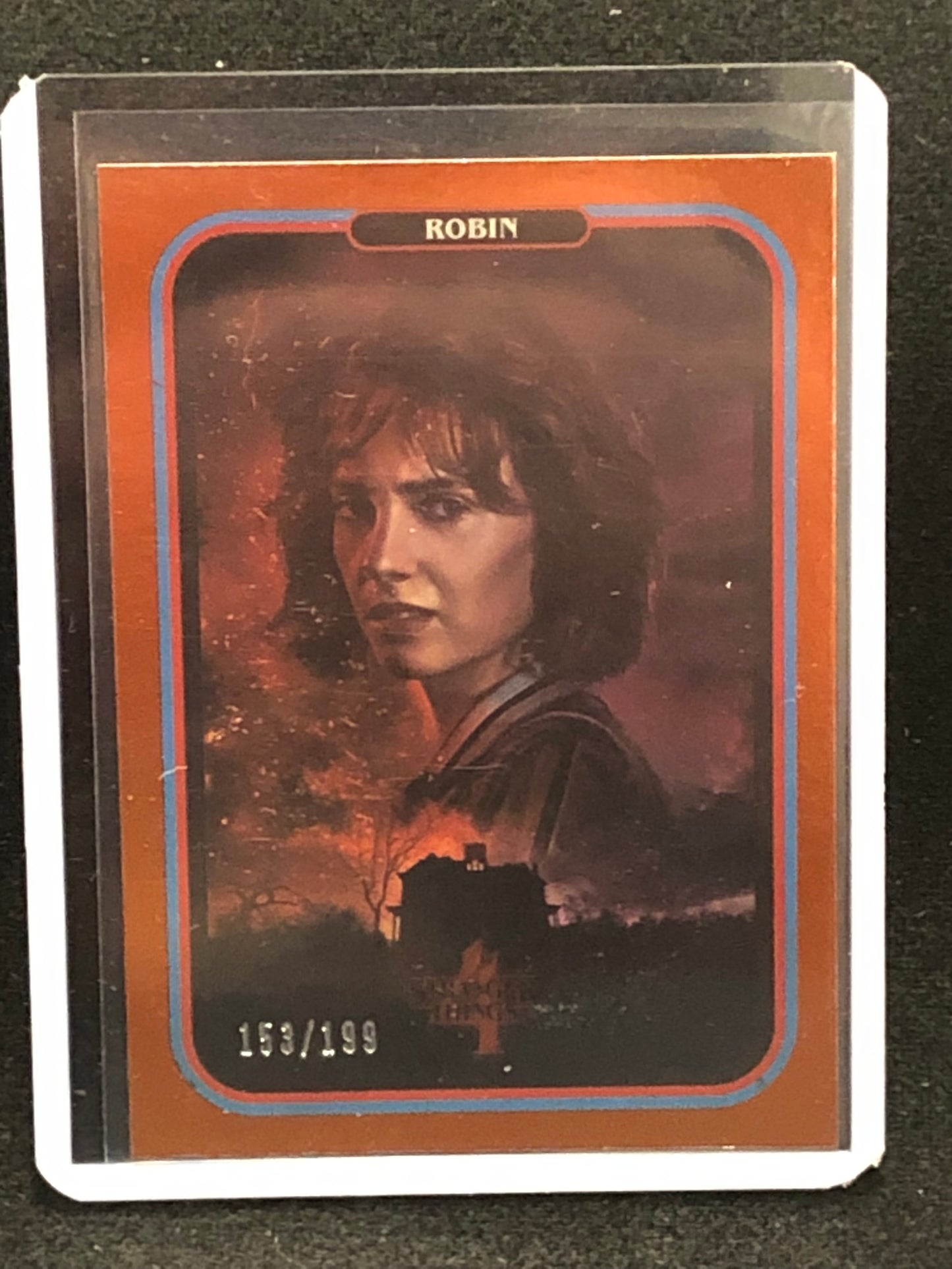 2022 Stranger Things Season 4 Butcher Billy Artist Series Orange Border Parallel Singles