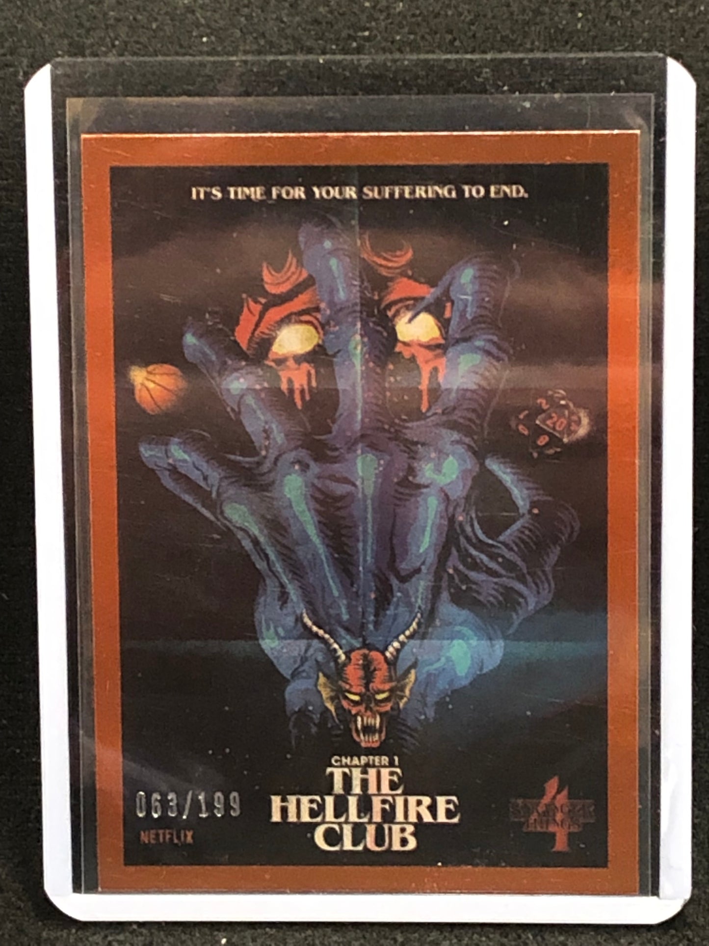 2022 Stranger Things Season 4 Butcher Billy Artist Series Orange Border Parallel Singles