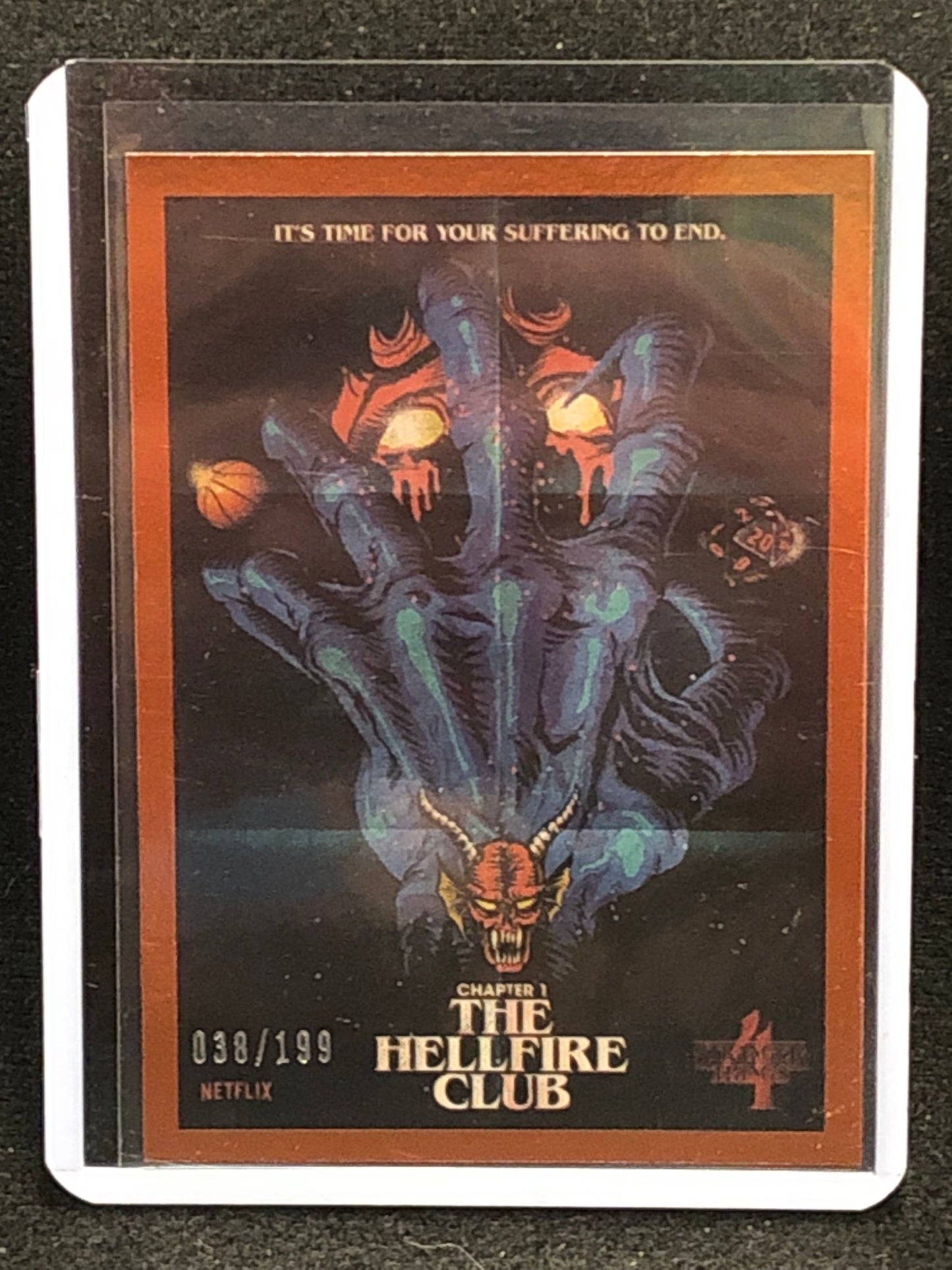 2022 Stranger Things Season 4 Butcher Billy Artist Series Orange Border Parallel Singles