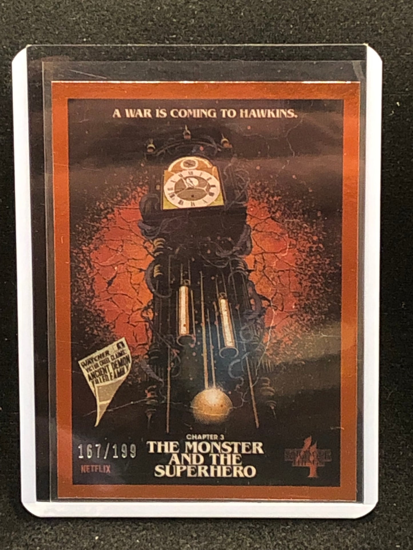 2022 Stranger Things Season 4 Butcher Billy Artist Series Orange Border Parallel Singles