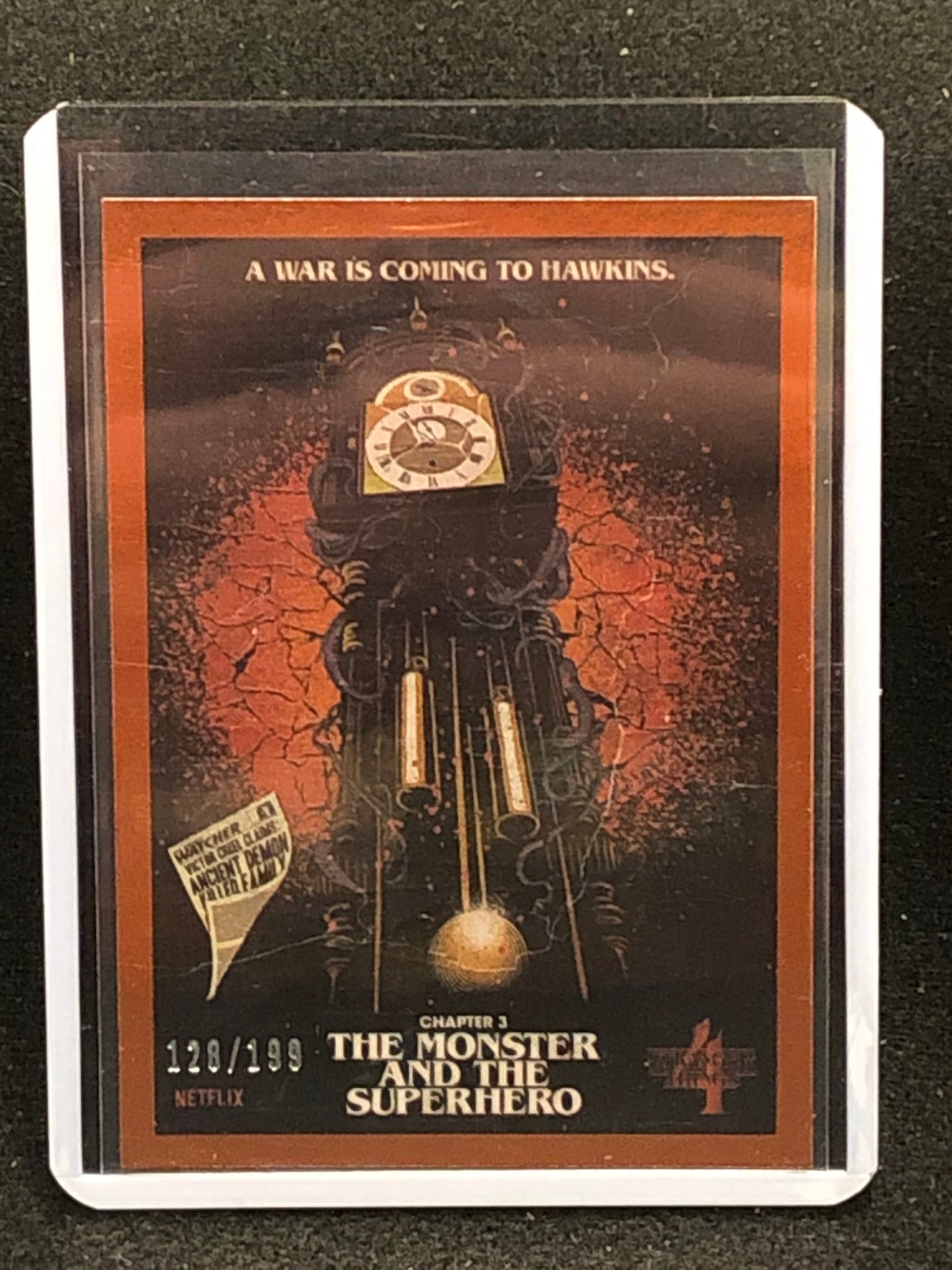 2022 Stranger Things Season 4 Butcher Billy Artist Series Orange Border Parallel Singles