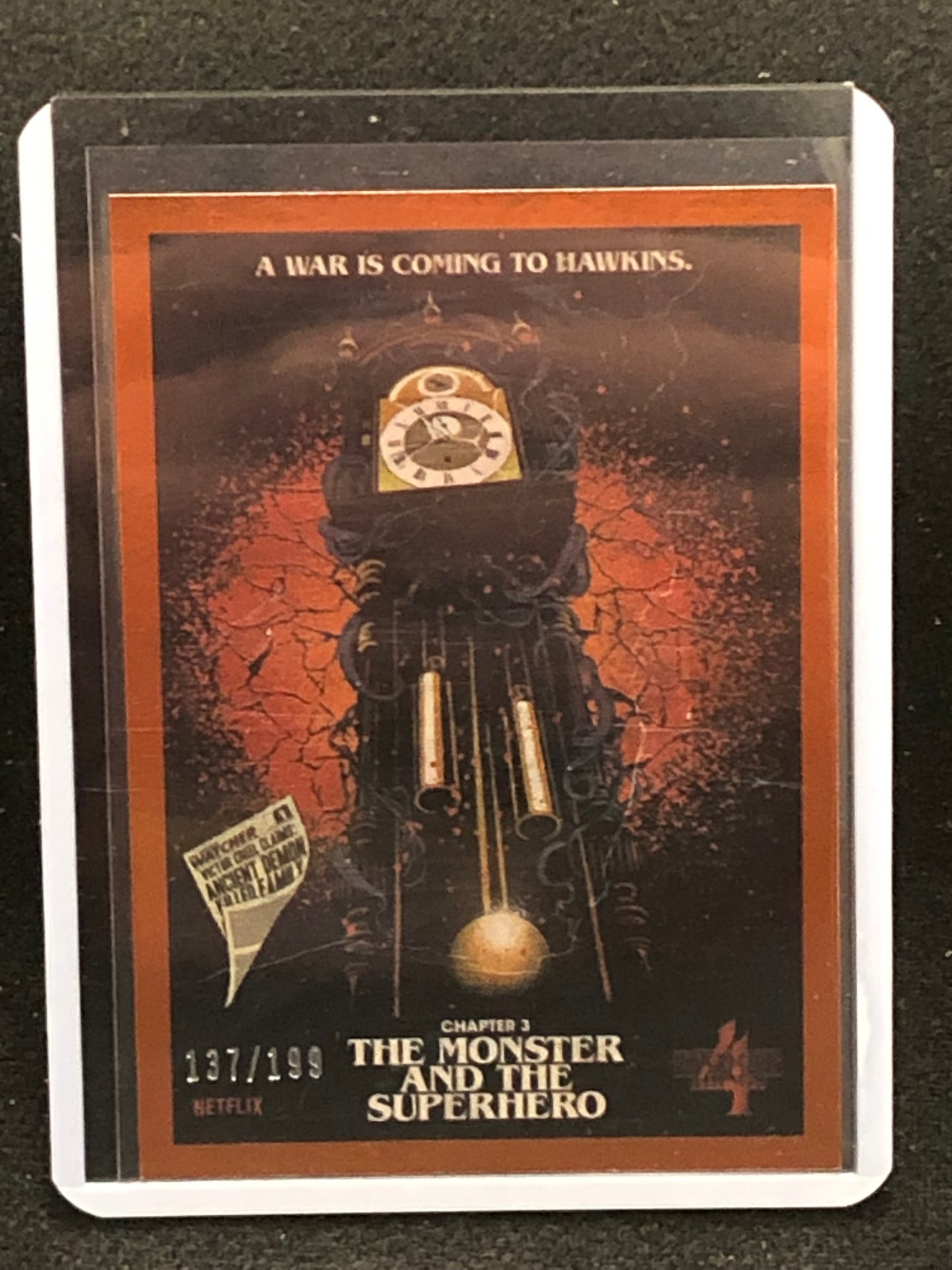 2022 Stranger Things Season 4 Butcher Billy Artist Series Orange Border Parallel Singles