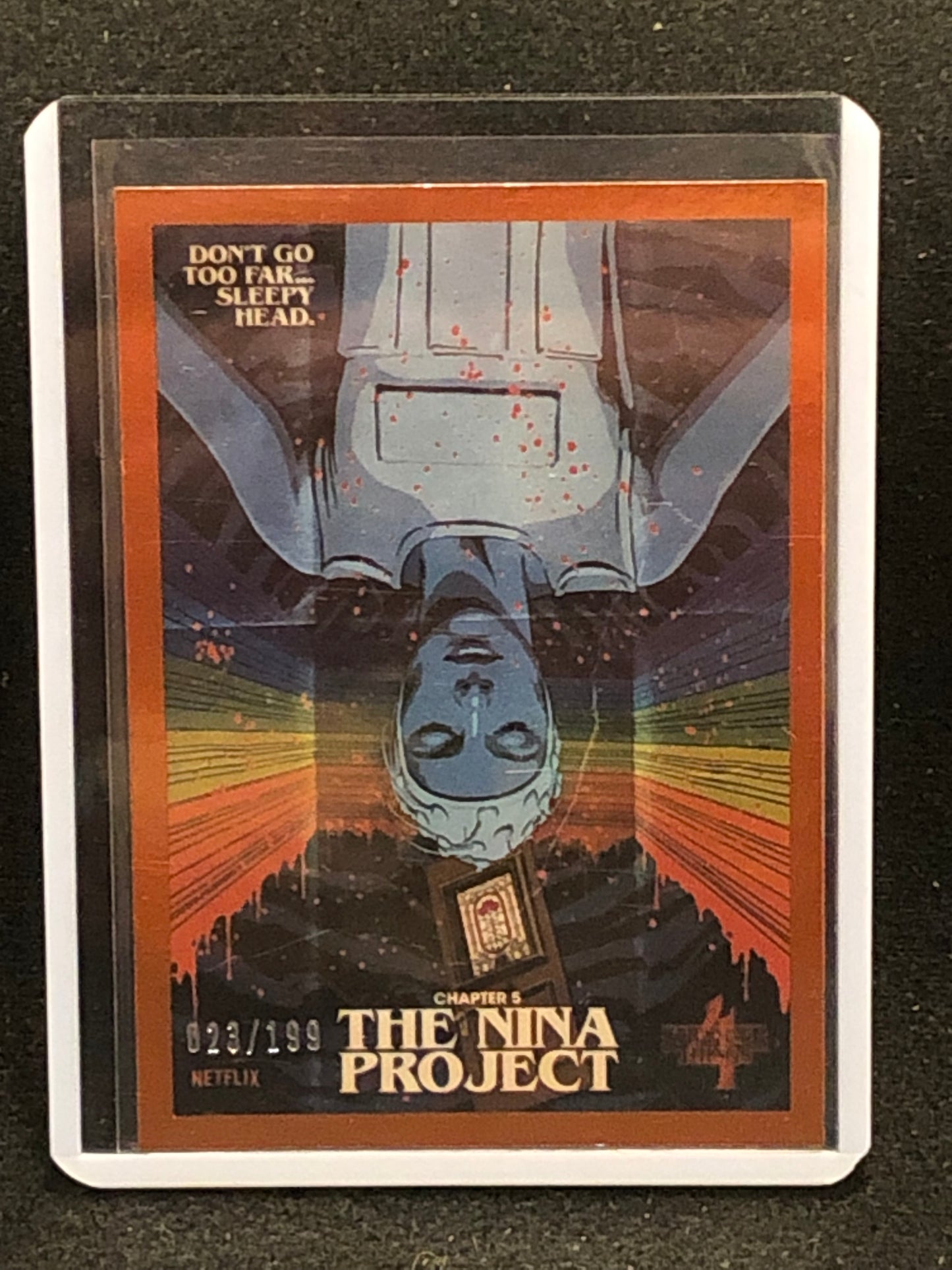 2022 Stranger Things Season 4 Butcher Billy Artist Series Orange Border Parallel Singles