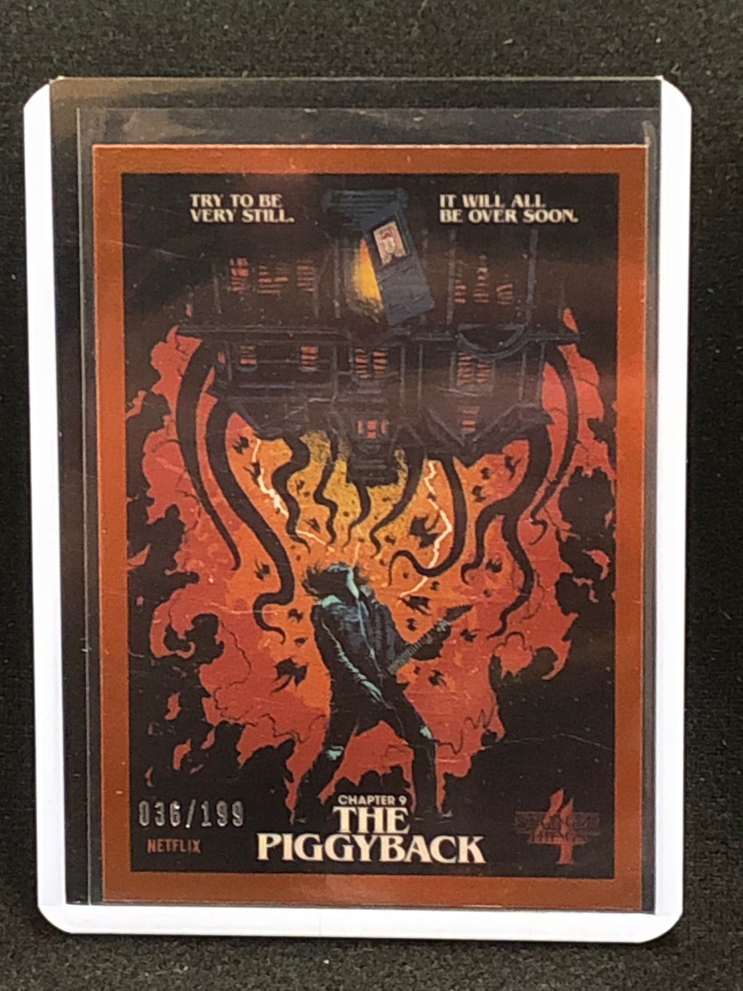 2022 Stranger Things Season 4 Butcher Billy Artist Series Orange Border Parallel Singles