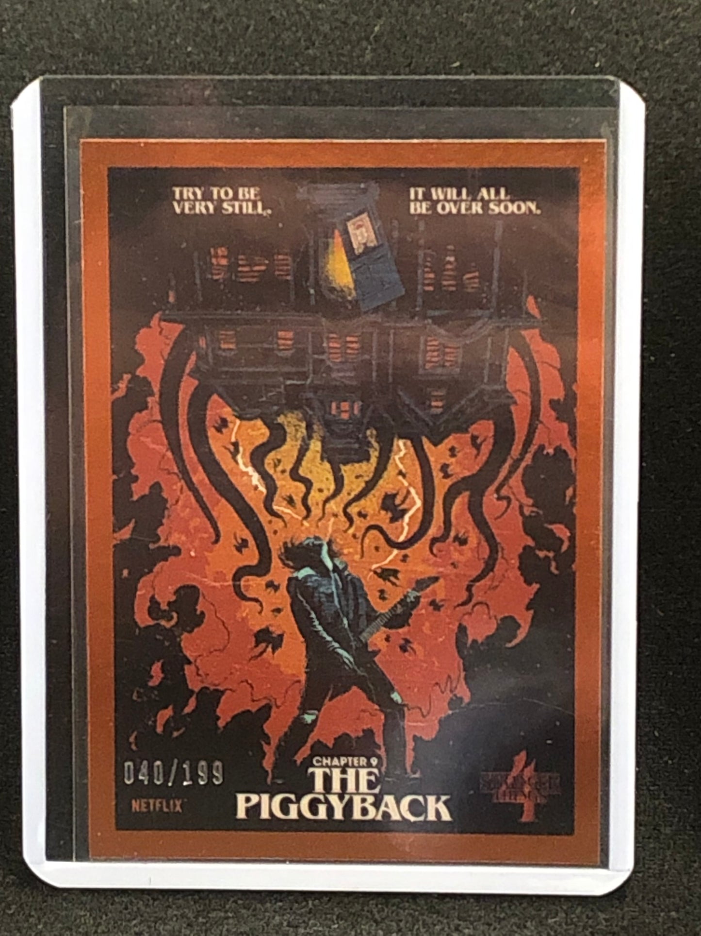 2022 Stranger Things Season 4 Butcher Billy Artist Series Orange Border Parallel Singles