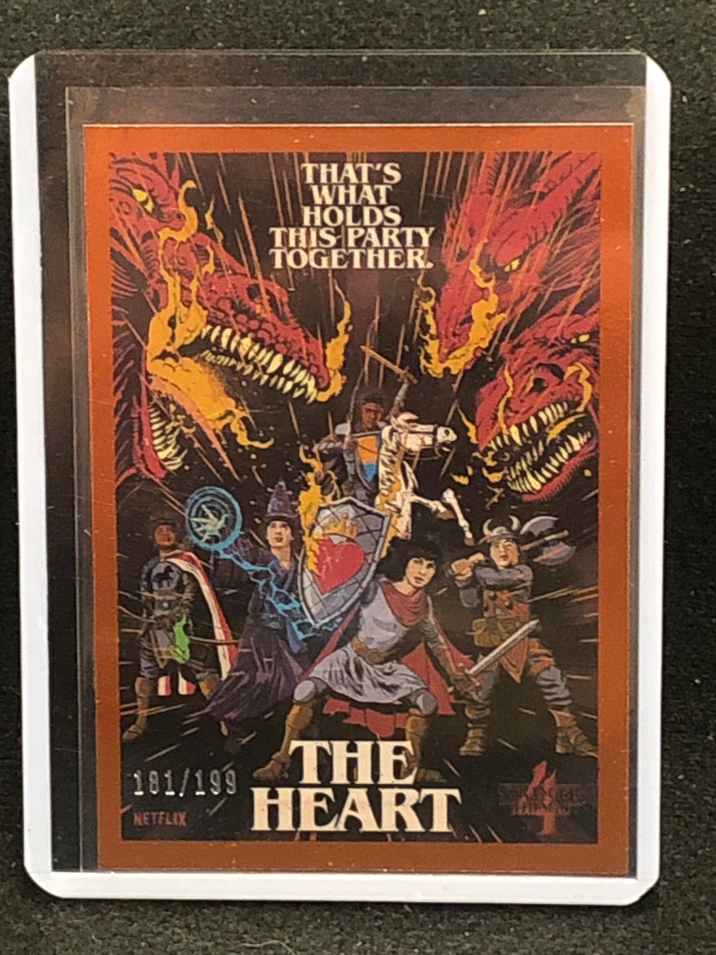 2022 Stranger Things Season 4 Butcher Billy Artist Series Orange Border Parallel Singles