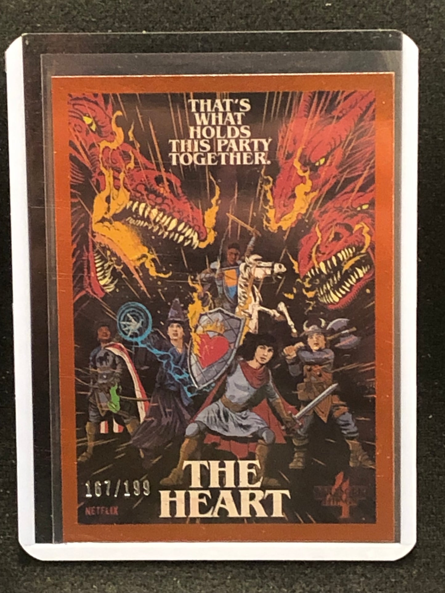 2022 Stranger Things Season 4 Butcher Billy Artist Series Orange Border Parallel Singles