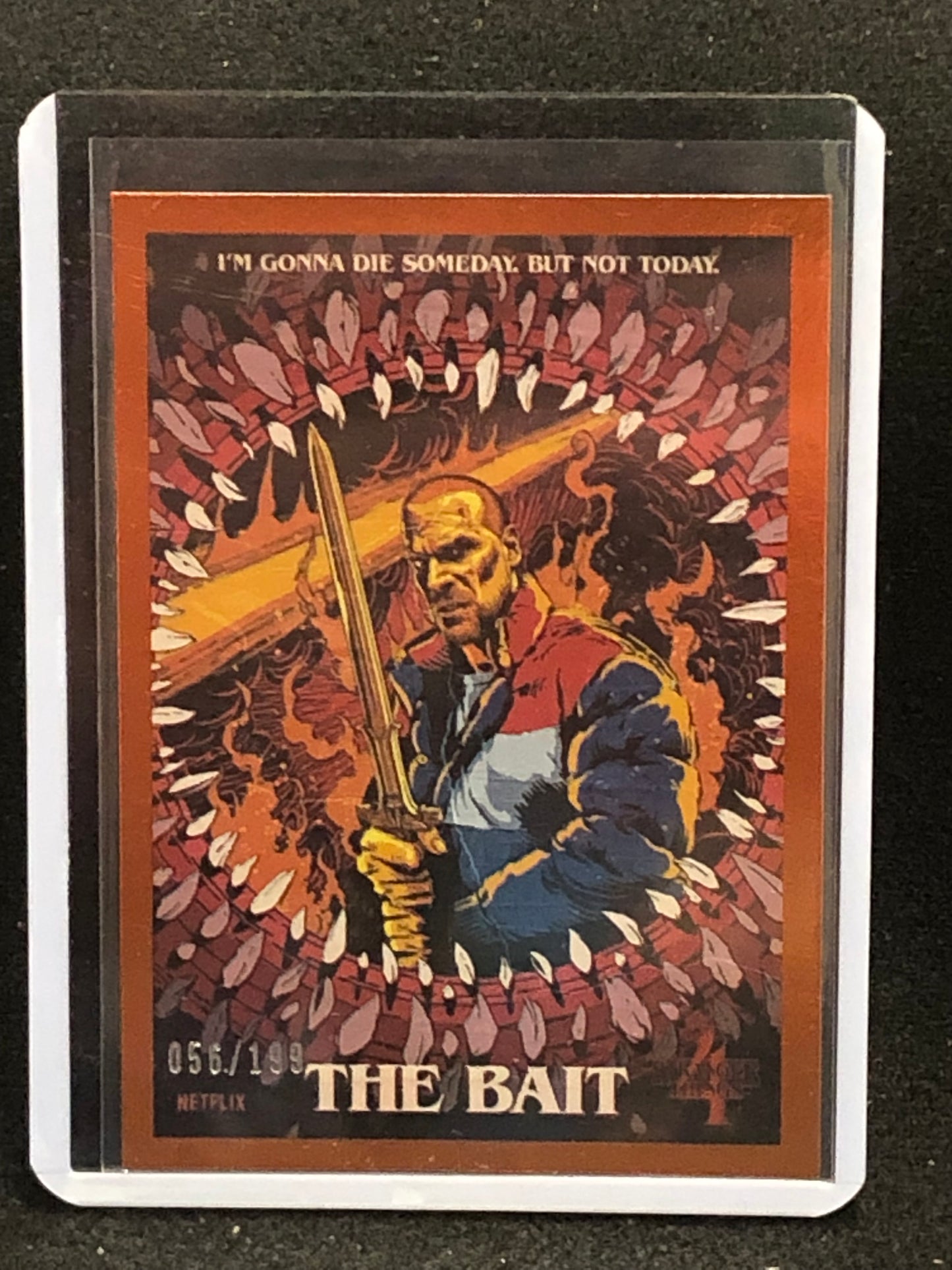 2022 Stranger Things Season 4 Butcher Billy Artist Series Orange Border Parallel Singles