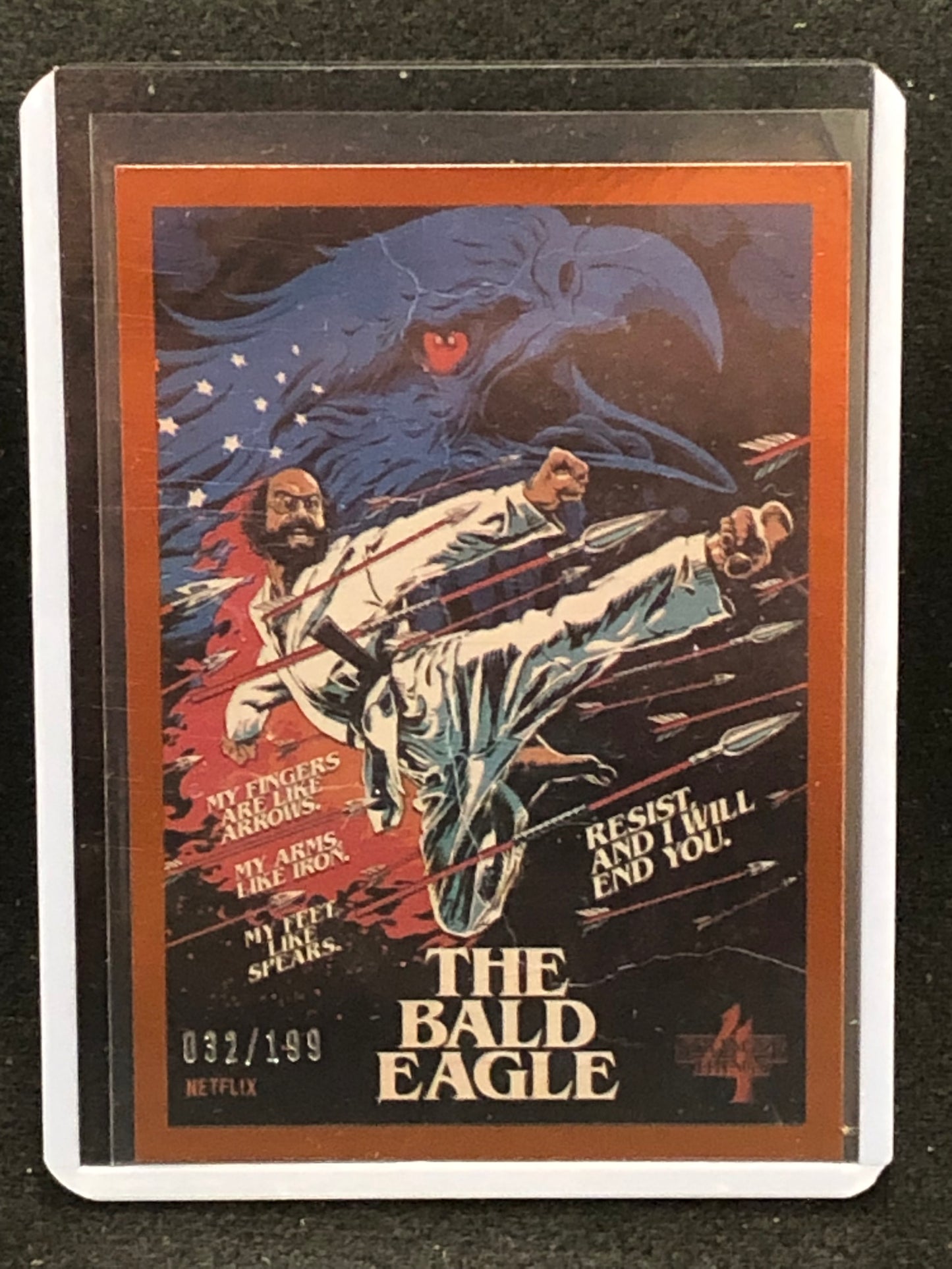 2022 Stranger Things Season 4 Butcher Billy Artist Series Orange Border Parallel Singles