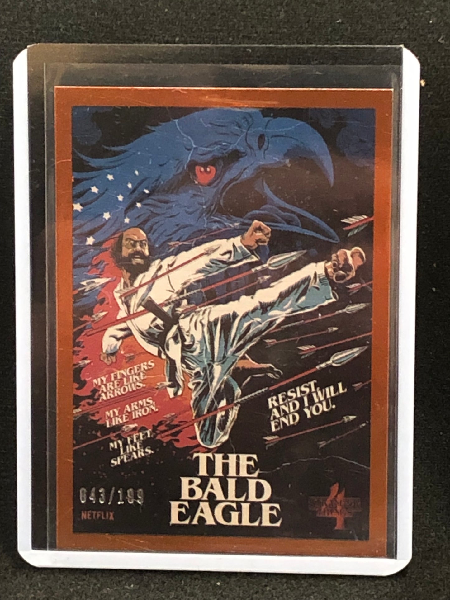 2022 Stranger Things Season 4 Butcher Billy Artist Series Orange Border Parallel Singles