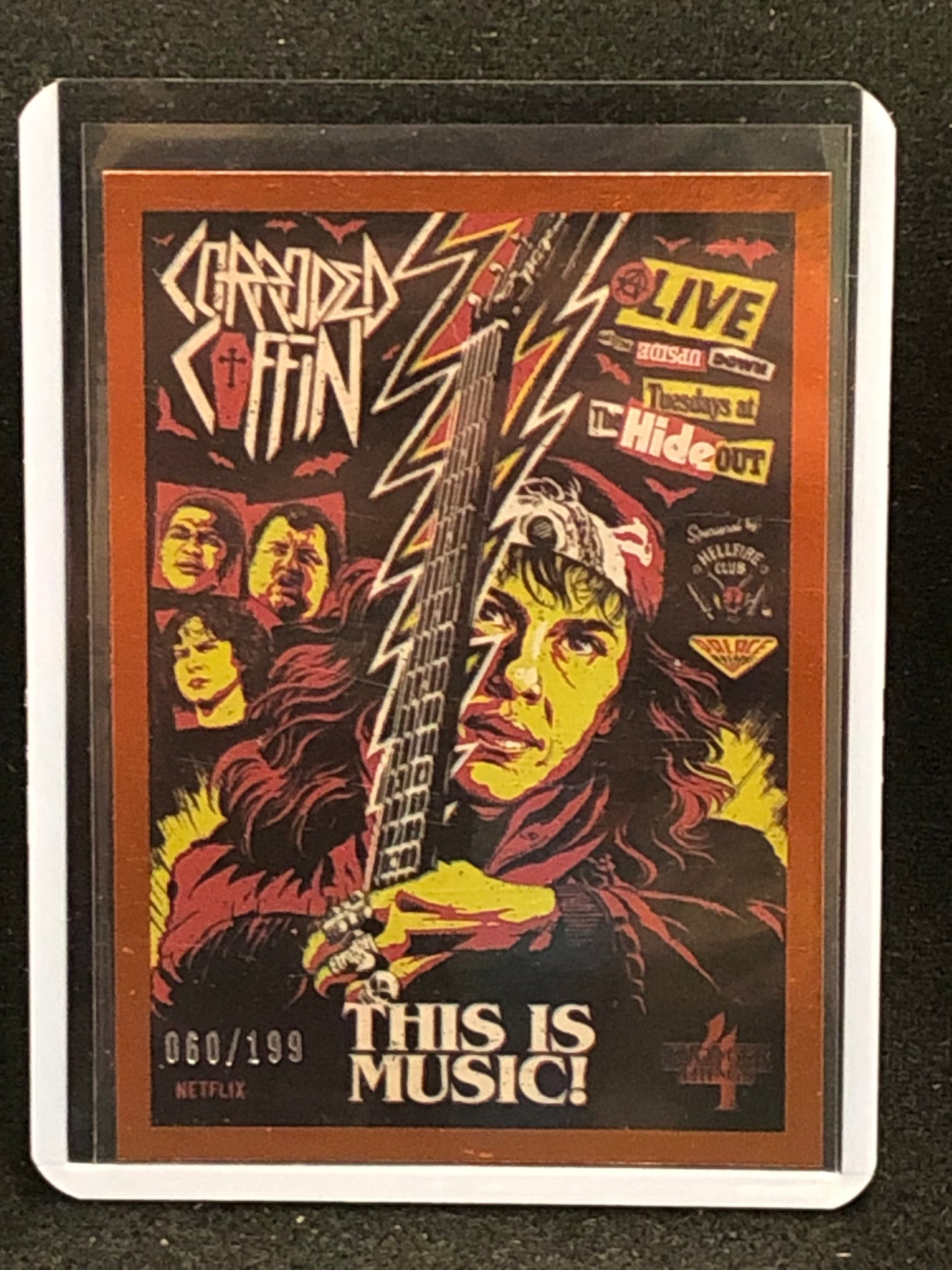 2022 Stranger Things Season 4 Butcher Billy Artist Series Orange Border Parallel Singles