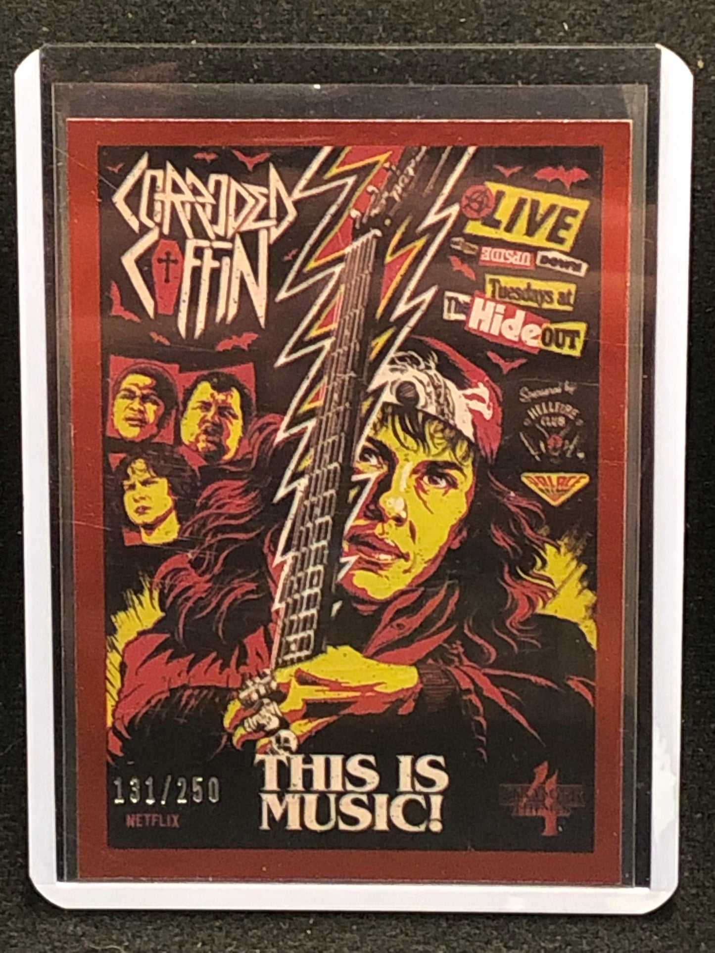 2022 Stranger Things Season 4 Butcher Billy Artist Series Red Border Parallel Singles