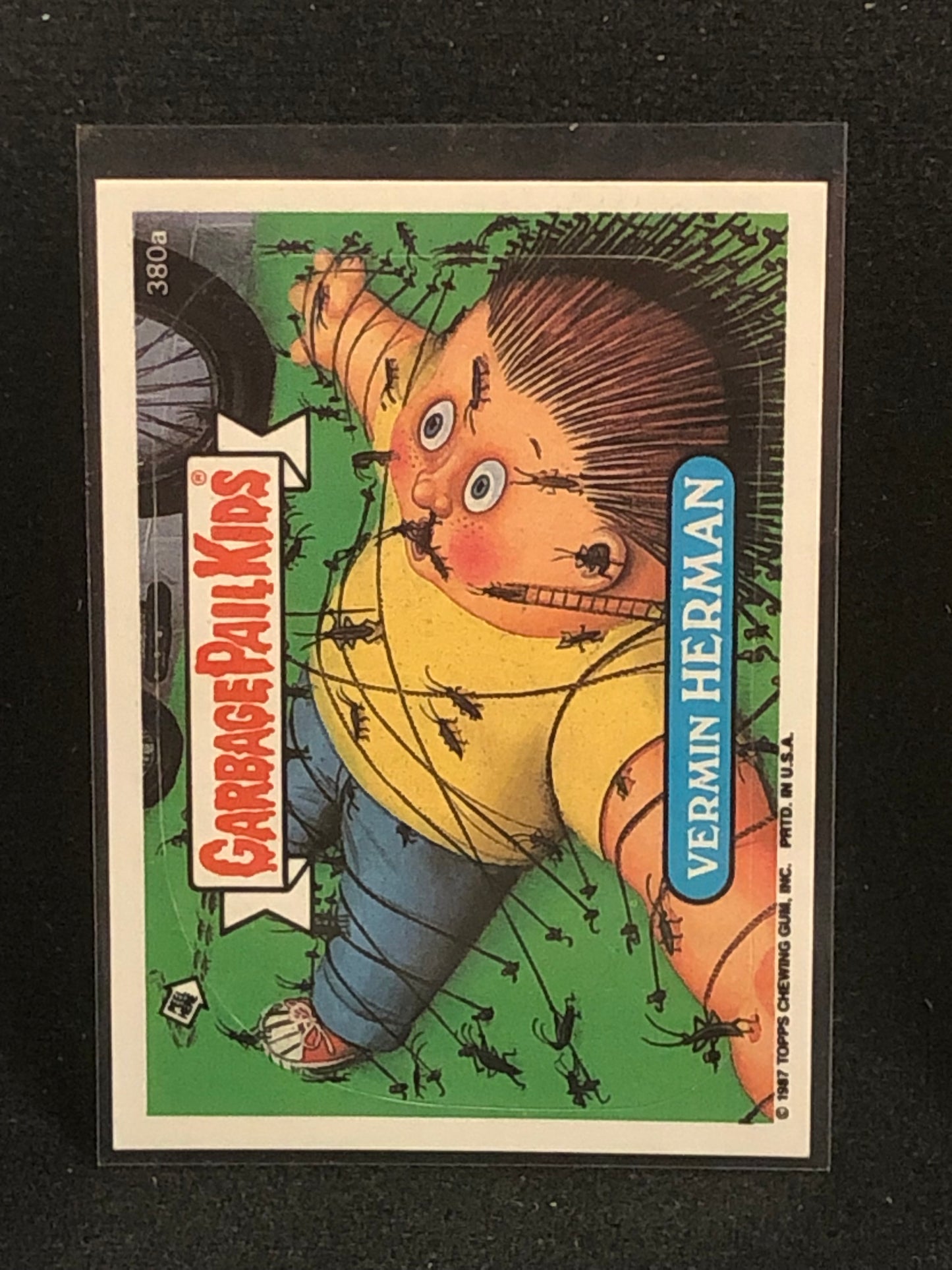 Garbage Pail Kids Original Series 10 (os10) 380a Vermin Herman