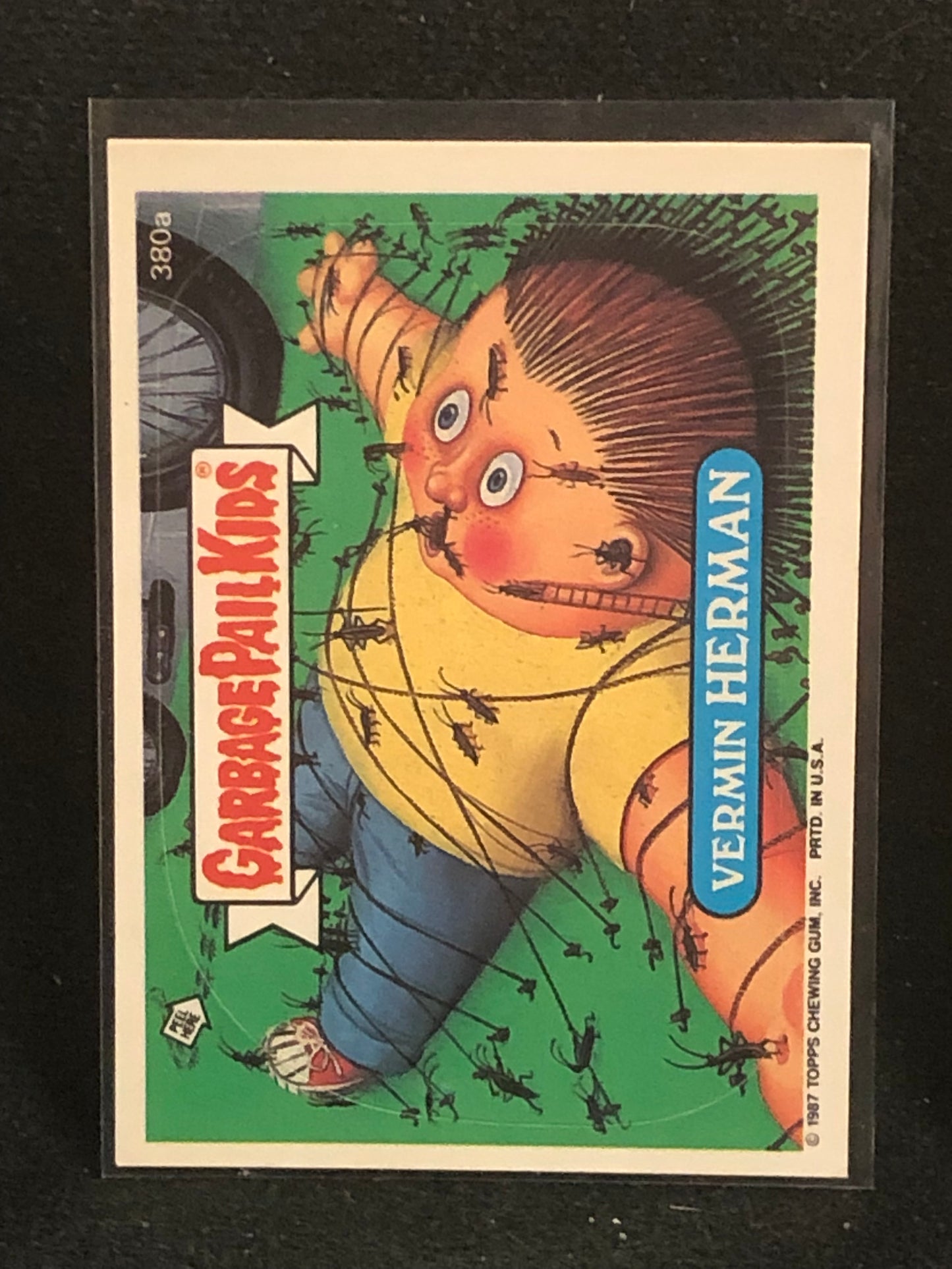 Garbage Pail Kids Original Series 10 (os10) 380a Vermin Herman