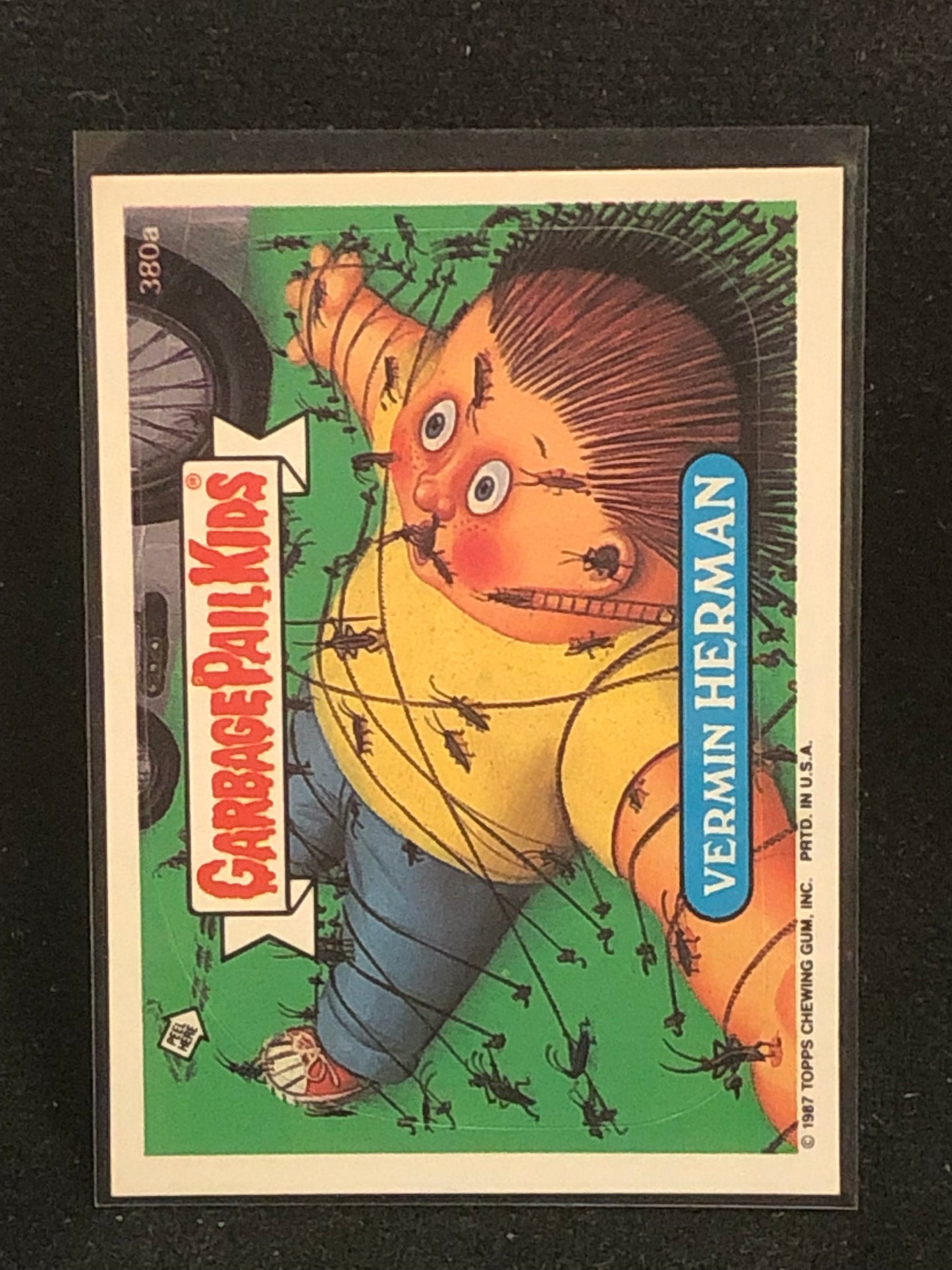 Garbage Pail Kids Original Series 10 (os10) 380a Vermin Herman