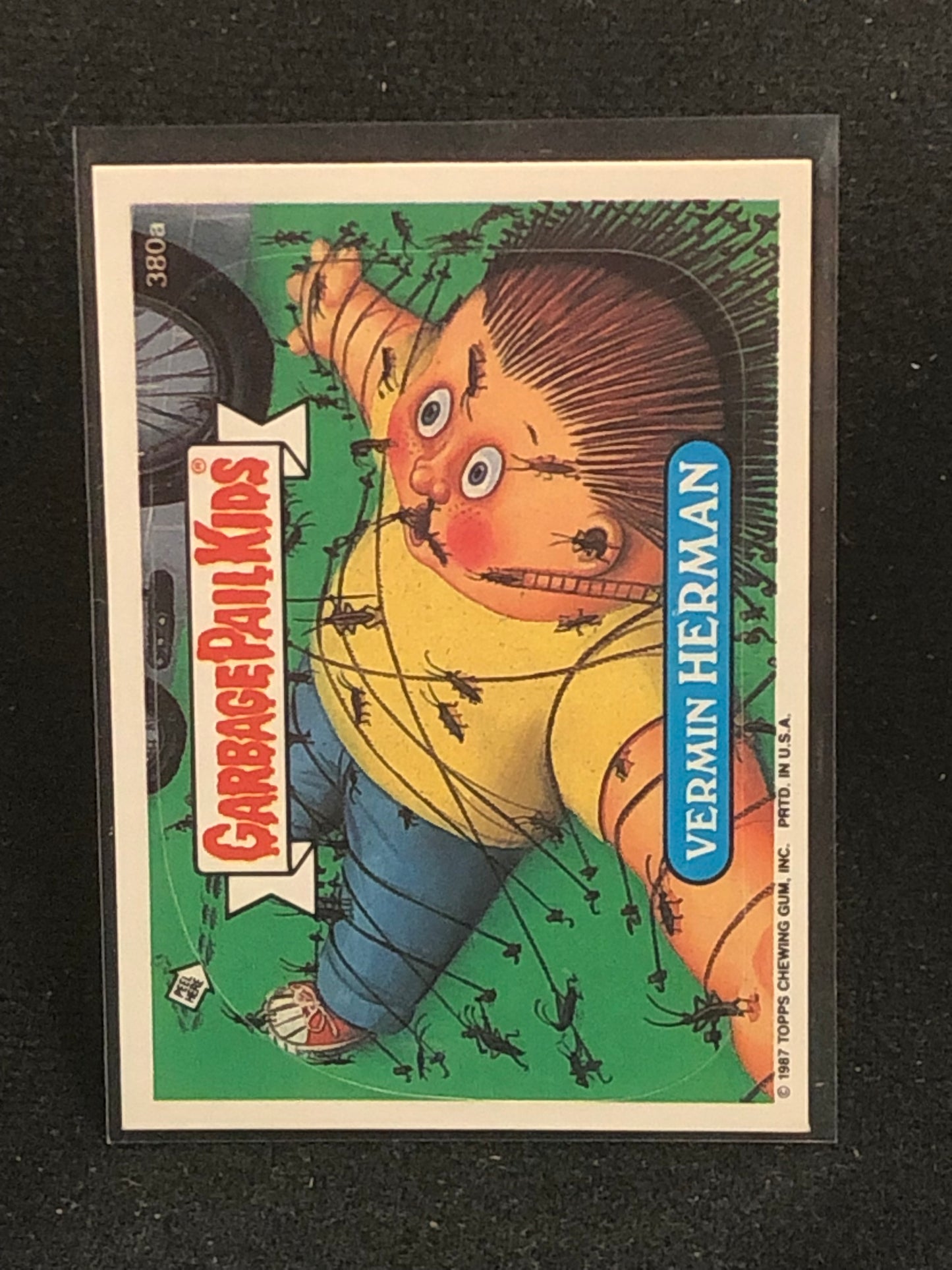 Garbage Pail Kids Original Series 10 (os10) 380a Vermin Herman