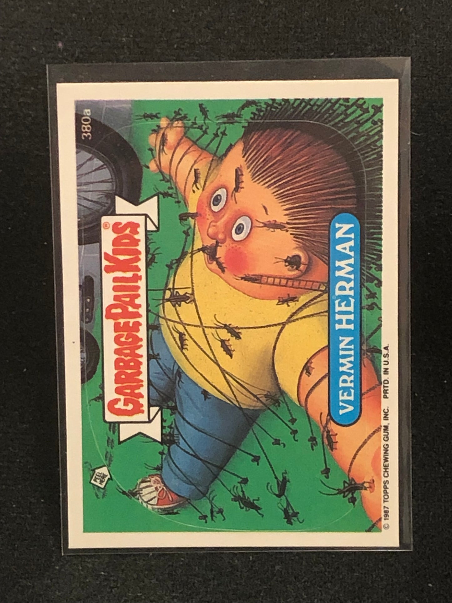 Garbage Pail Kids Original Series 10 (os10) 380a Vermin Herman