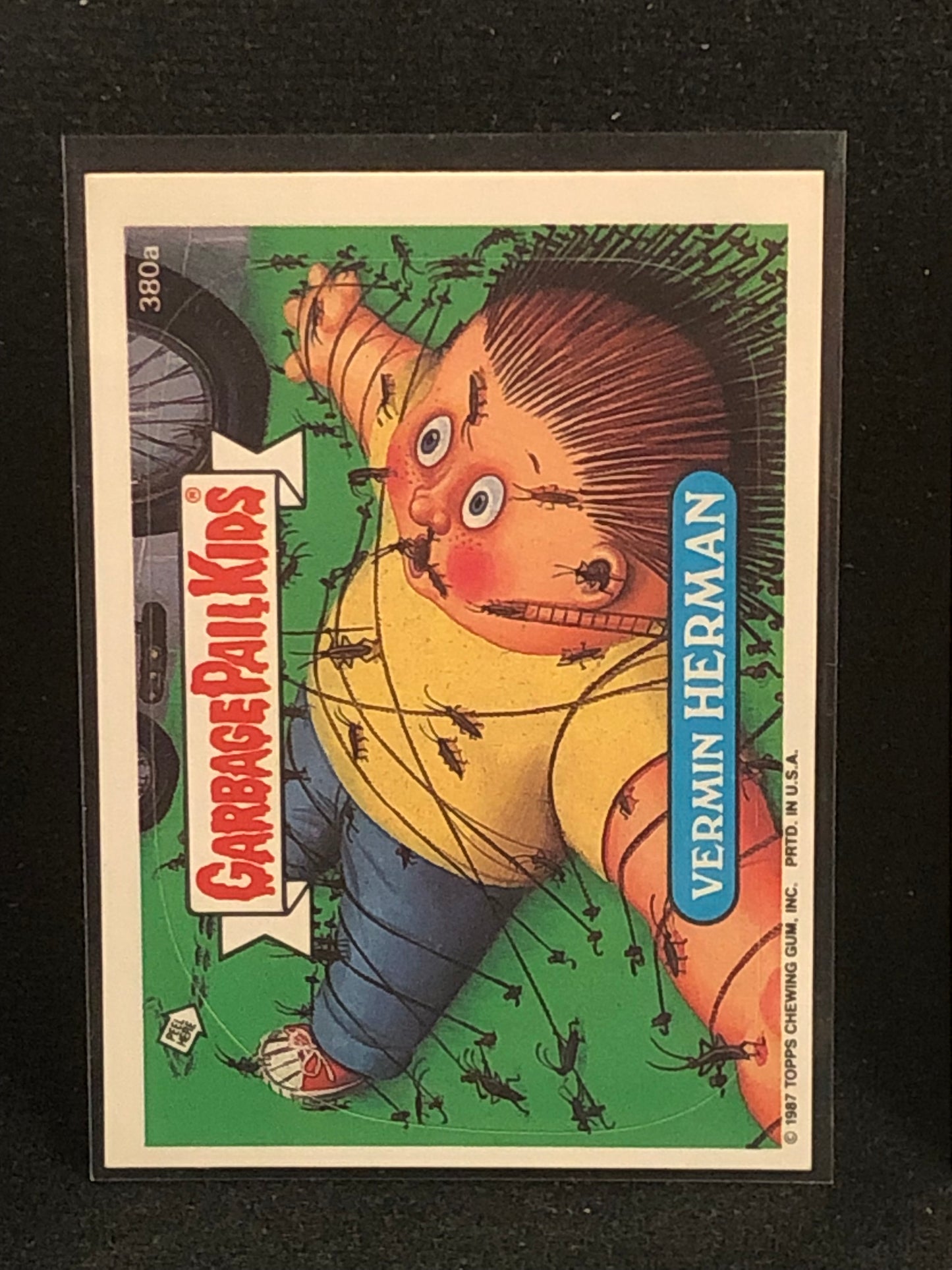 Garbage Pail Kids Original Series 10 (os10) 380a Vermin Herman
