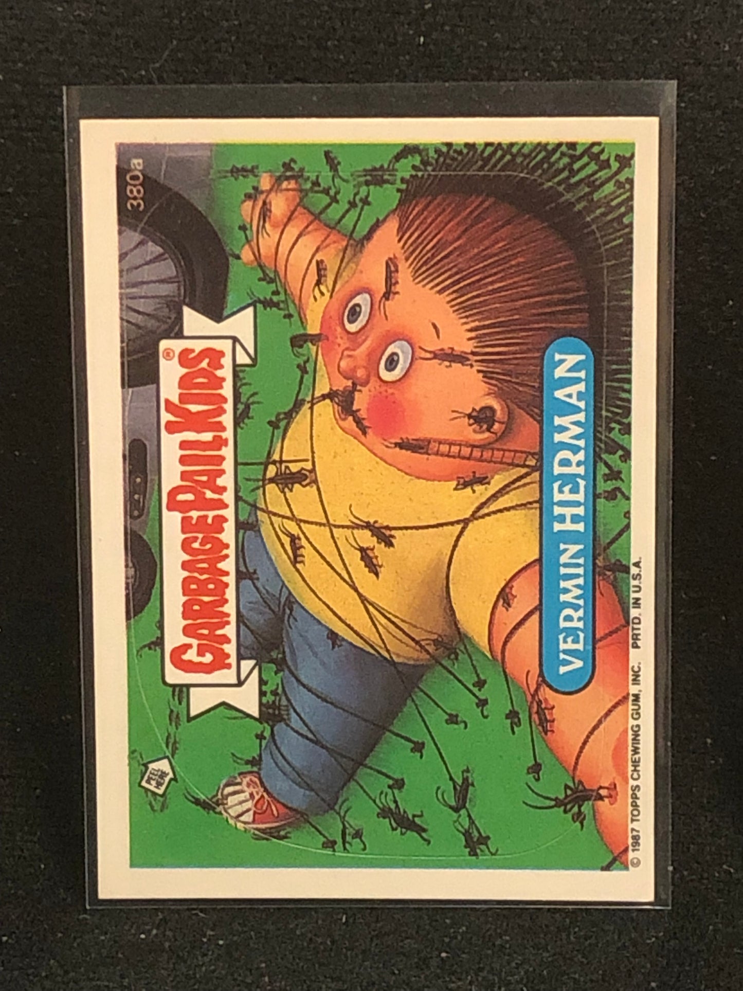 Garbage Pail Kids Original Series 10 (os10) 380a Vermin Herman