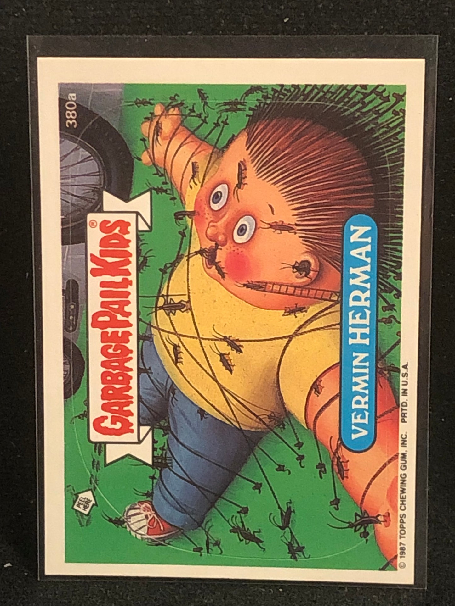 Garbage Pail Kids Original Series 10 (os10) 380a Vermin Herman