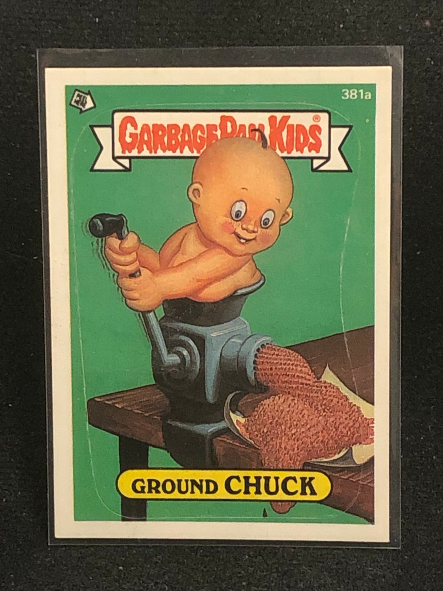 Garbage Pail Kids Original Series 10 (os10) 381a Ground Chuck