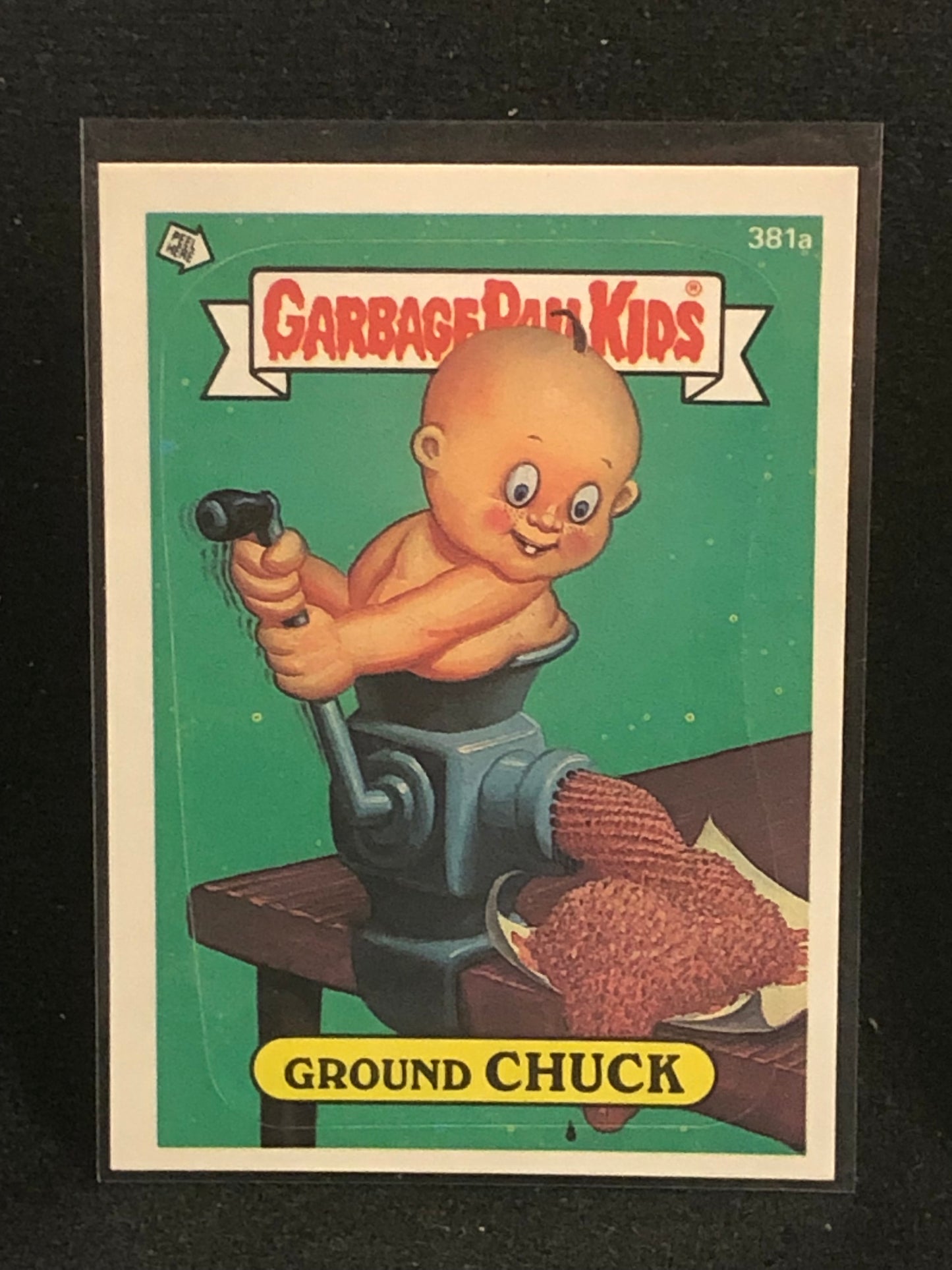 Garbage Pail Kids Original Series 10 (os10) 381a Ground Chuck
