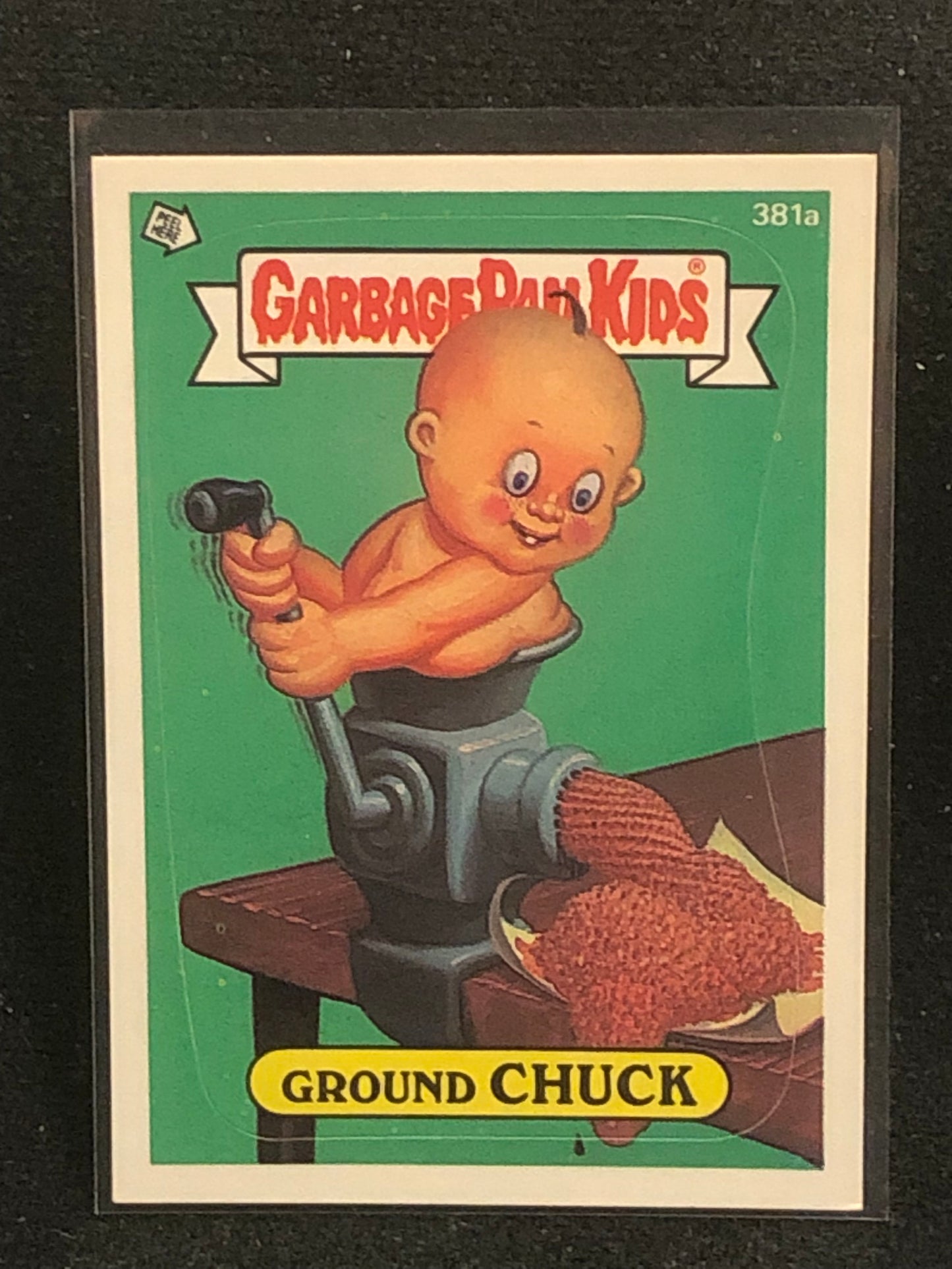 Garbage Pail Kids Original Series 10 (os10) 381a Ground Chuck