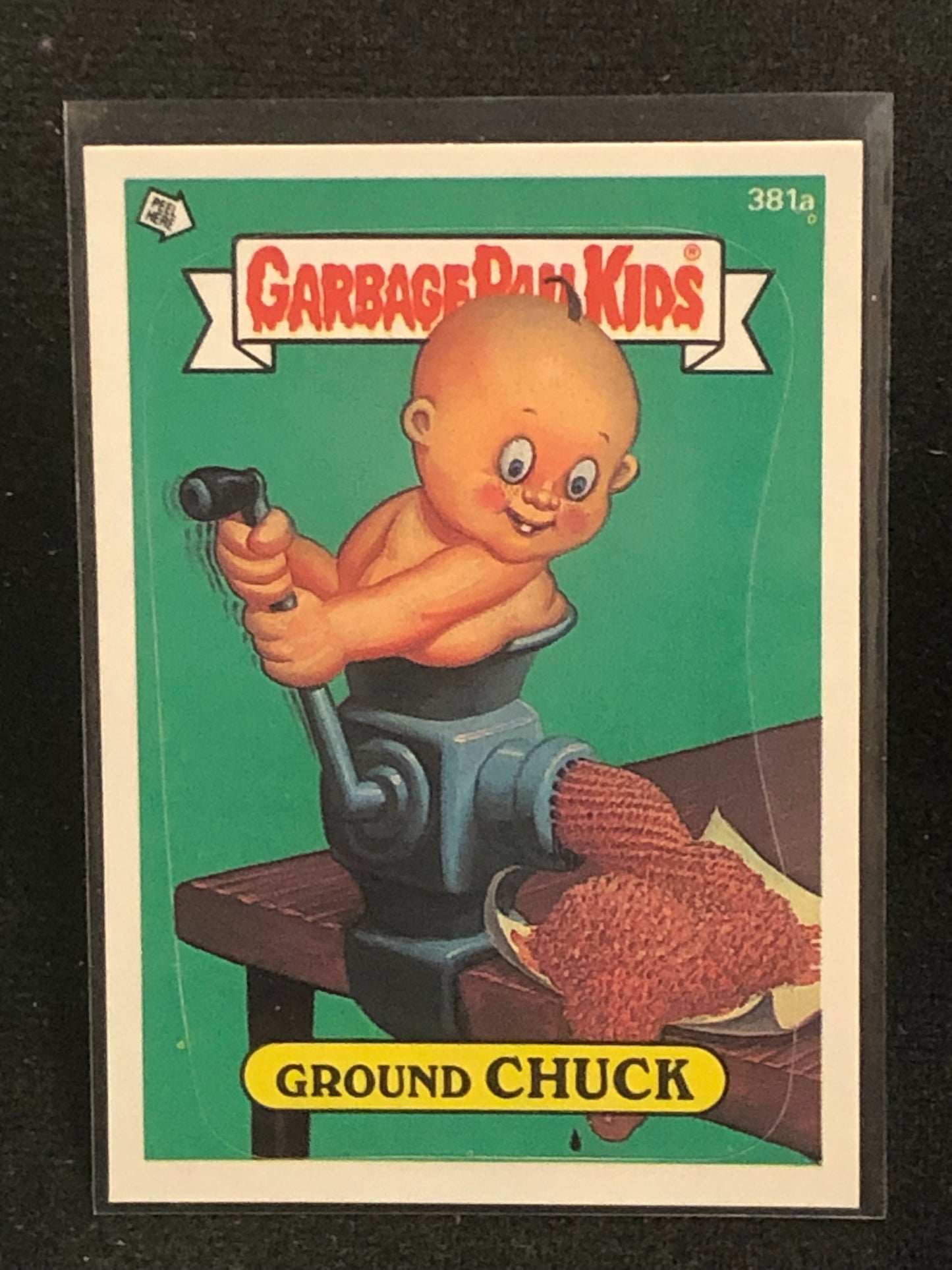Garbage Pail Kids Original Series 10 (os10) 381a Ground Chuck