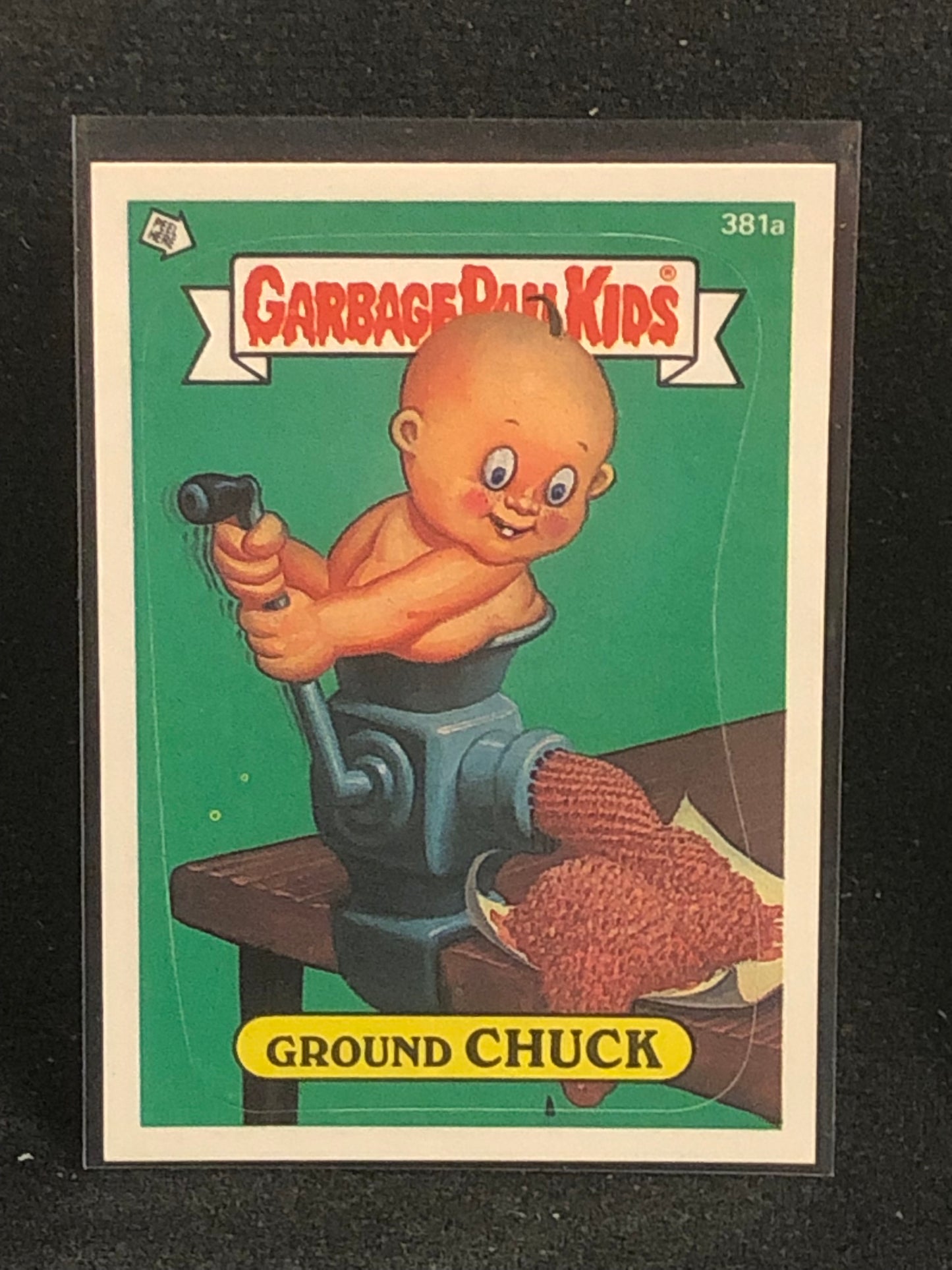 Garbage Pail Kids Original Series 10 (os10) 381a Ground Chuck