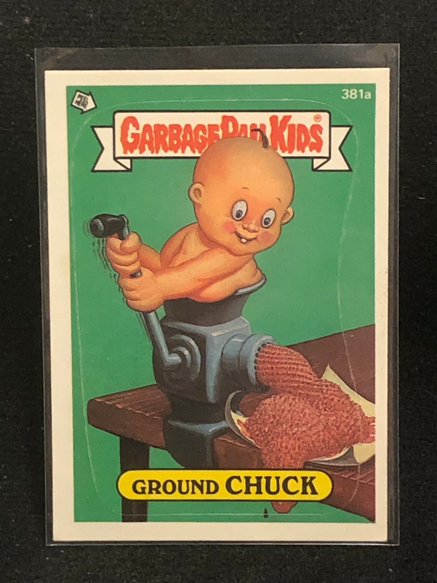 Garbage Pail Kids Original Series 10 (os10) 381a Ground Chuck