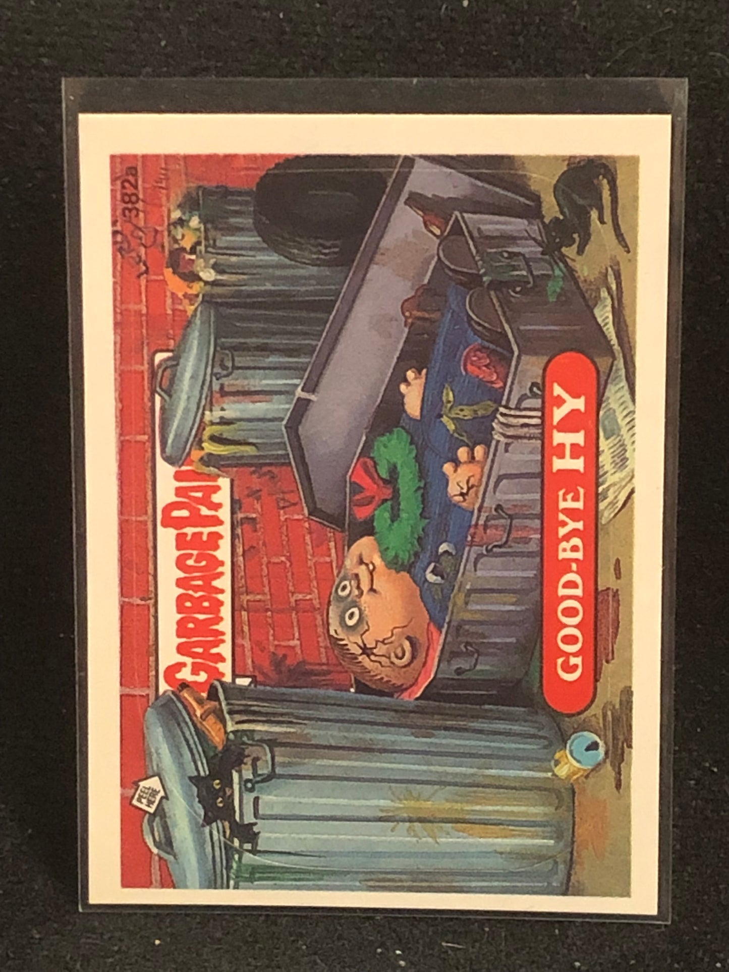 Garbage Pail Kids Original Series 10 (os10) 382a Good Bye Hy
