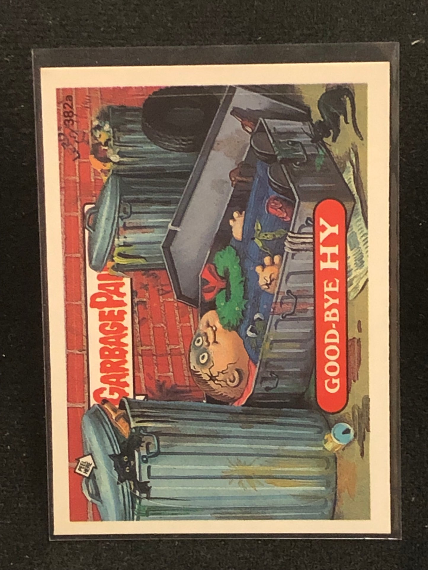 Garbage Pail Kids Original Series 10 (os10) 382a Good Bye Hy