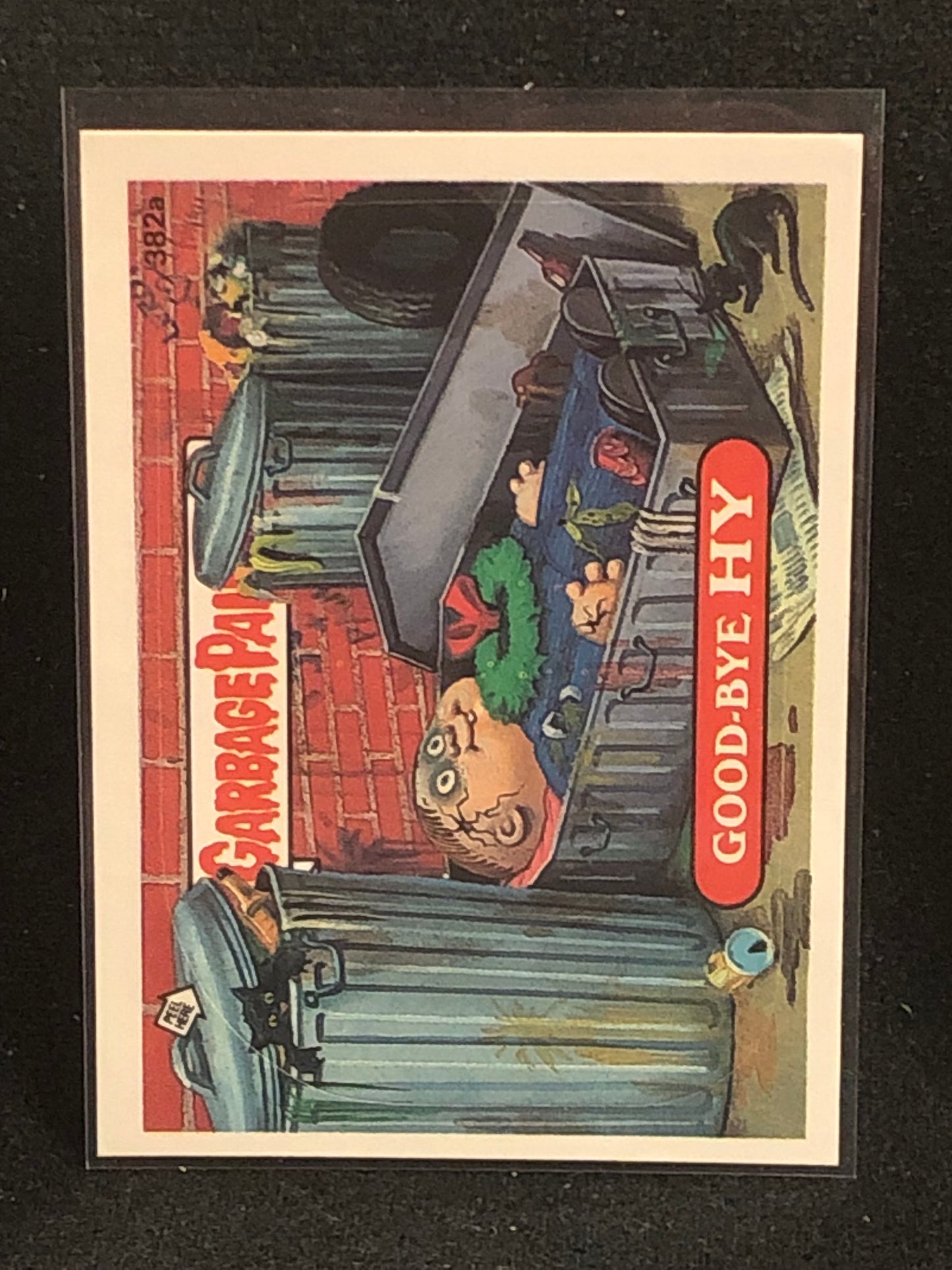 Garbage Pail Kids Original Series 10 (os10) 382a Good Bye Hy