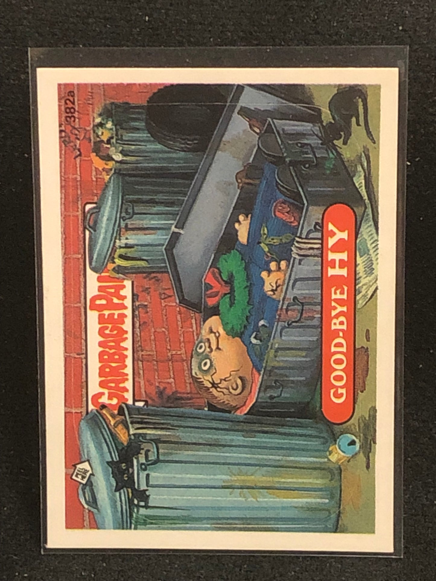 Garbage Pail Kids Original Series 10 (os10) 382a Good Bye Hy