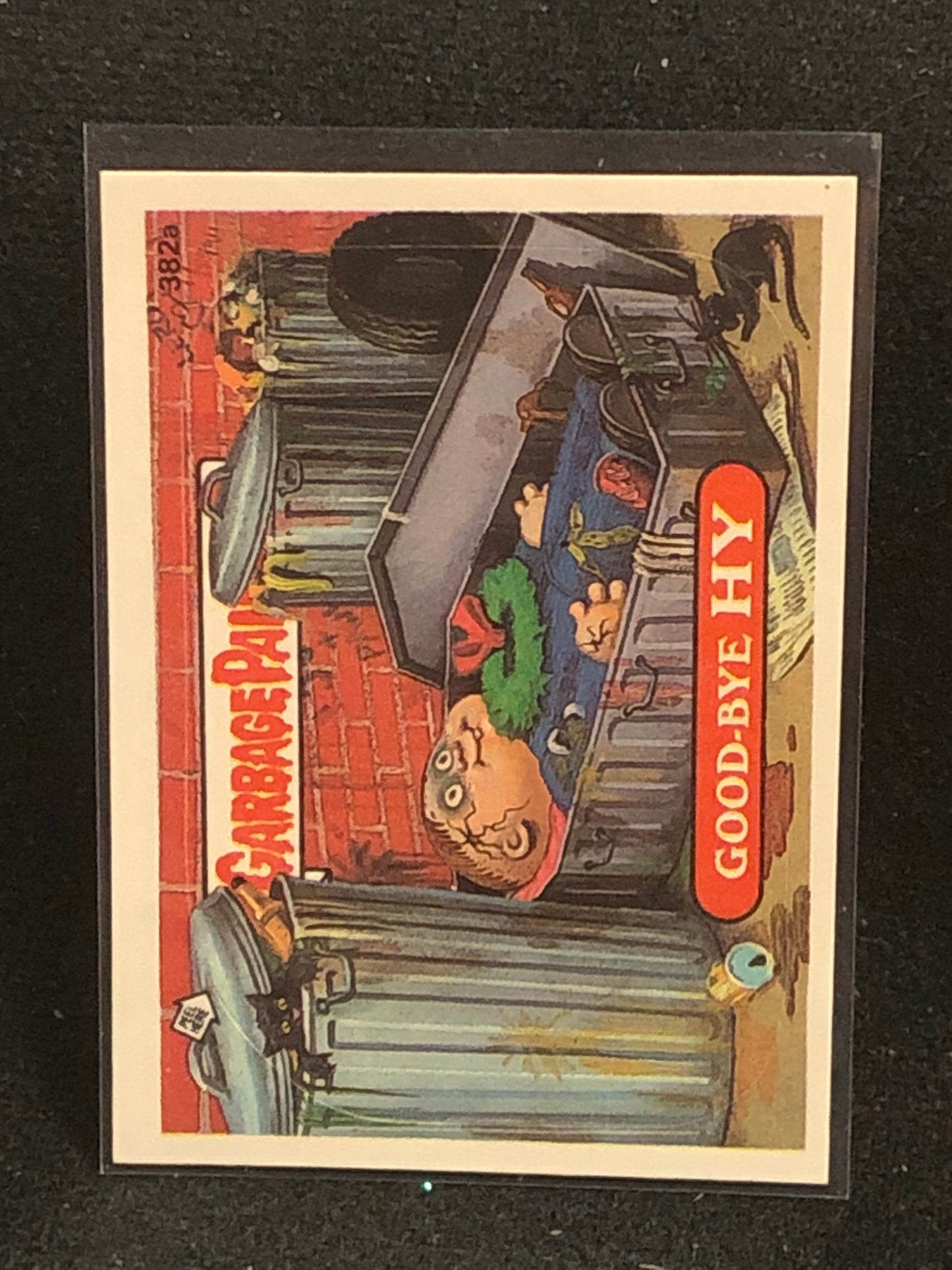 Garbage Pail Kids Original Series 10 (os10) 382a Good Bye Hy