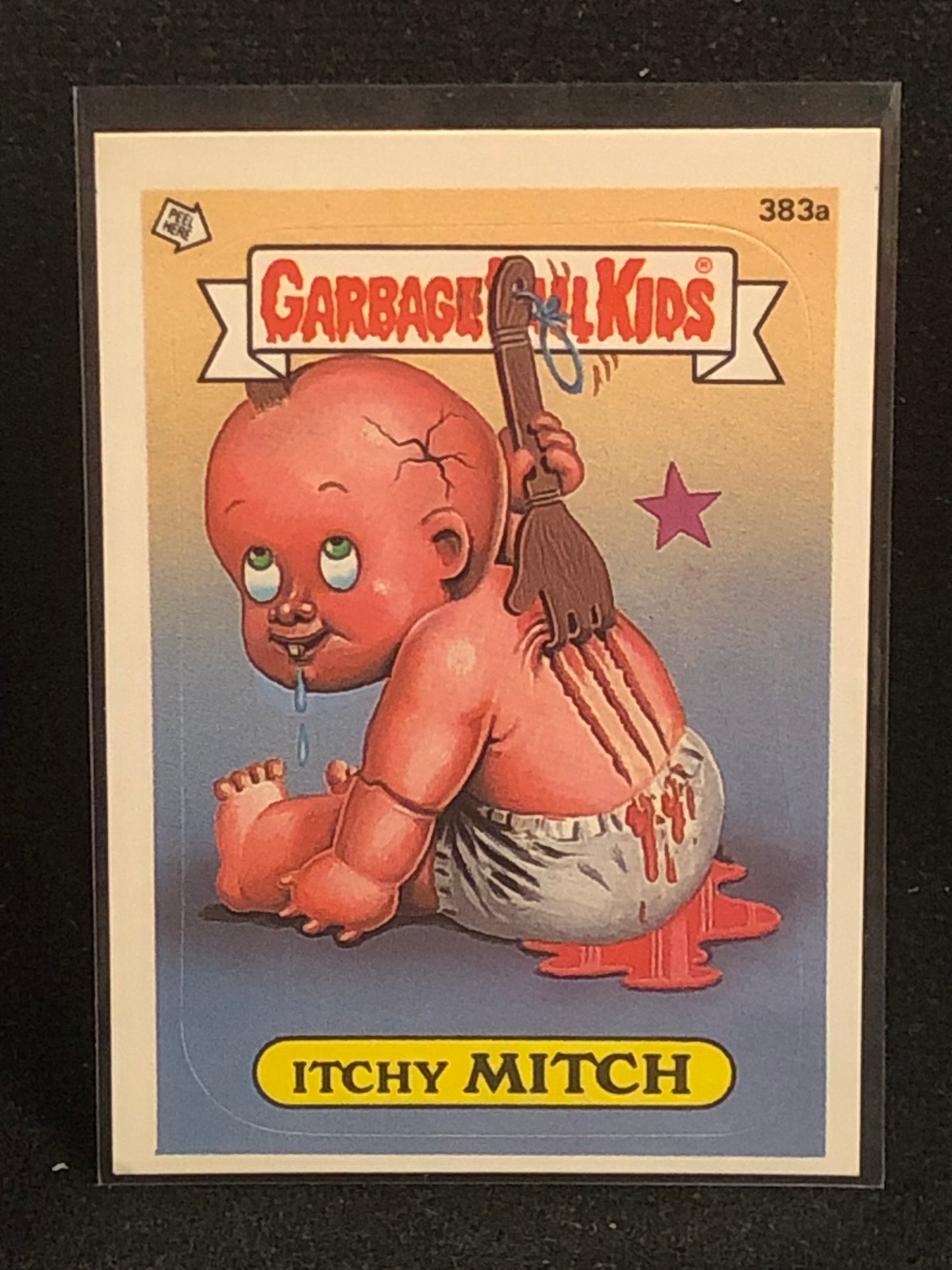 Garbage Pail Kids Original Series 10 (os10) 383a Itchy Mitch