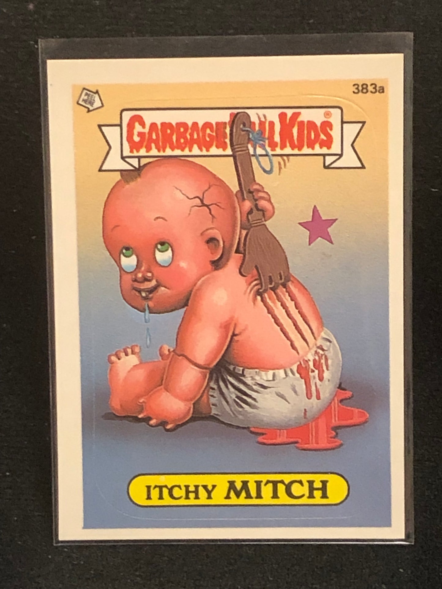 Garbage Pail Kids Original Series 10 (os10) 383a Itchy Mitch