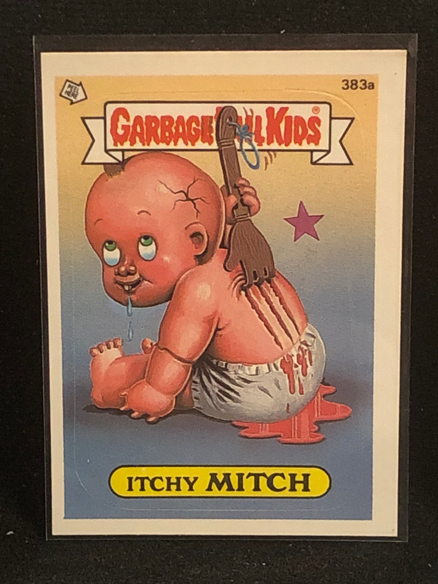 Garbage Pail Kids Original Series 10 (os10) 383a Itchy Mitch