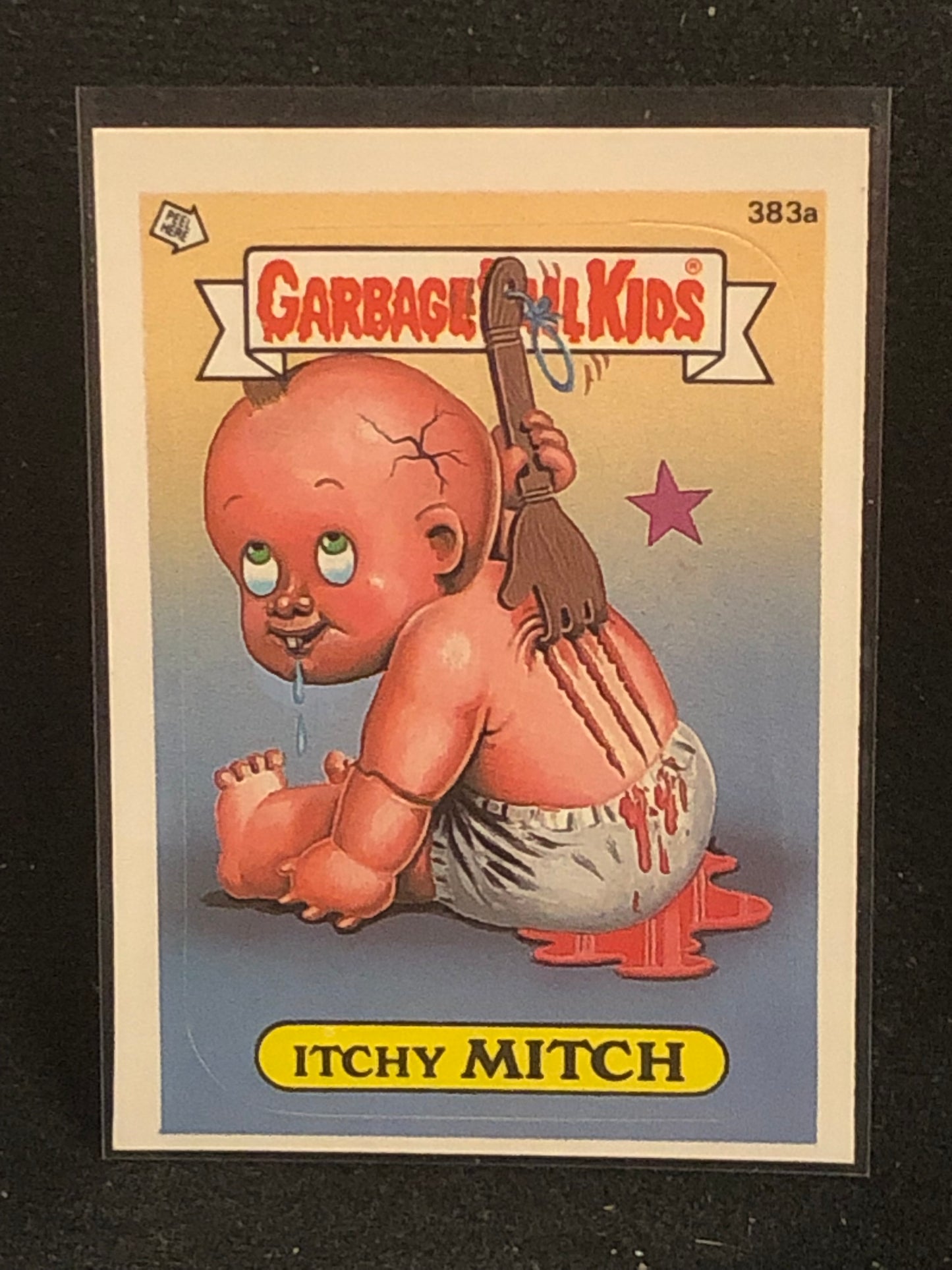 Garbage Pail Kids Original Series 10 (os10) 383a Itchy Mitch