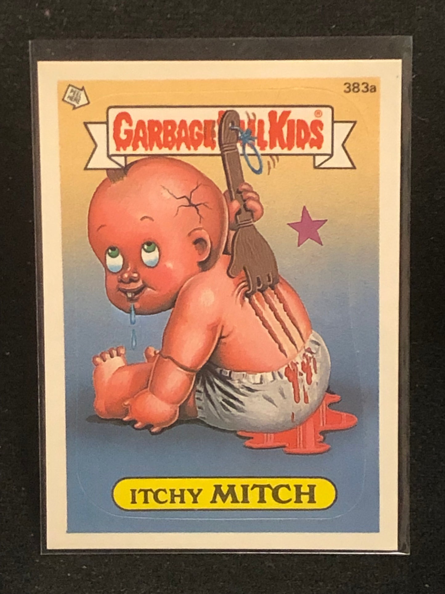 Garbage Pail Kids Original Series 10 (os10) 383a Itchy Mitch