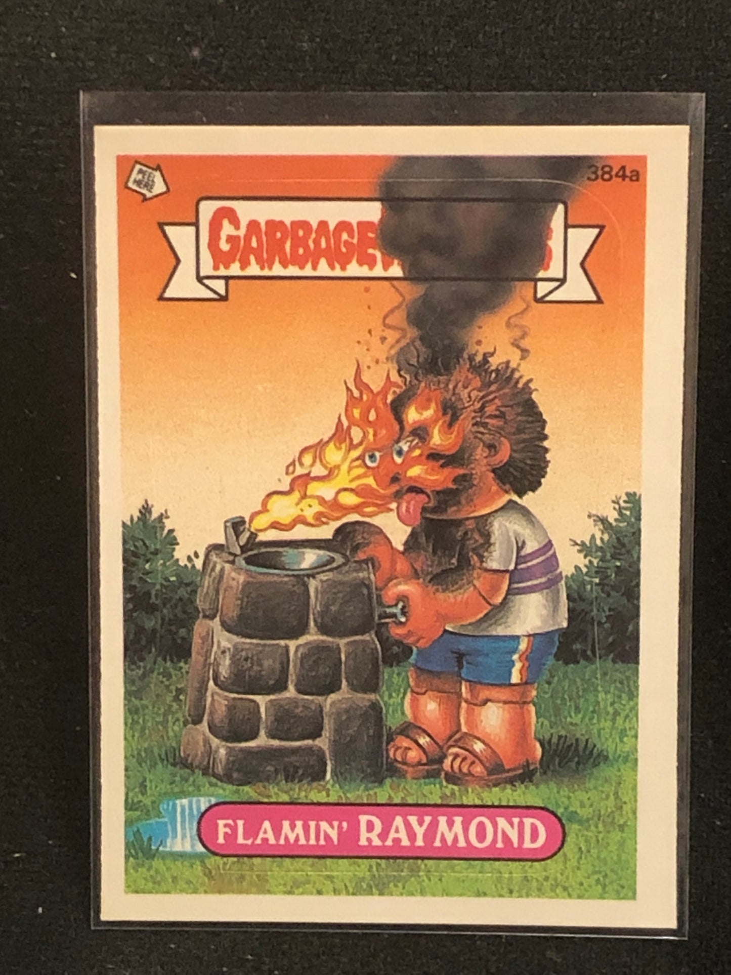 Garbage Pail Kids Original Series 10 (os10) 384a Flamin Raymond